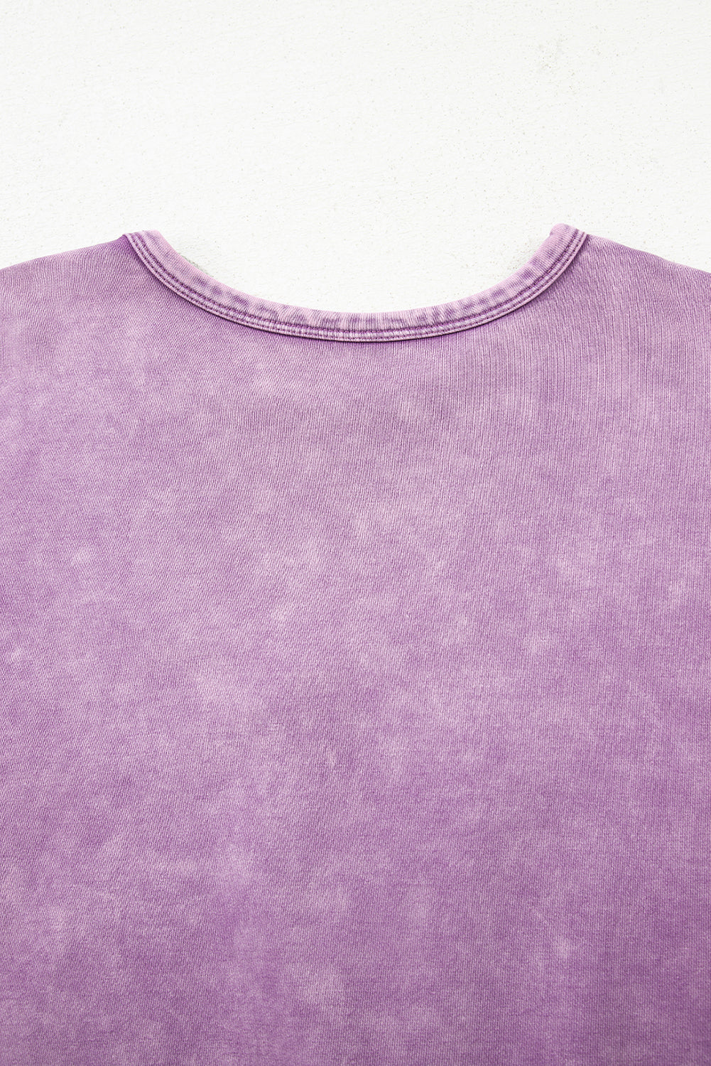 Mineral Wash Big Bow Patchwork Pullover Sweatshirt eAura