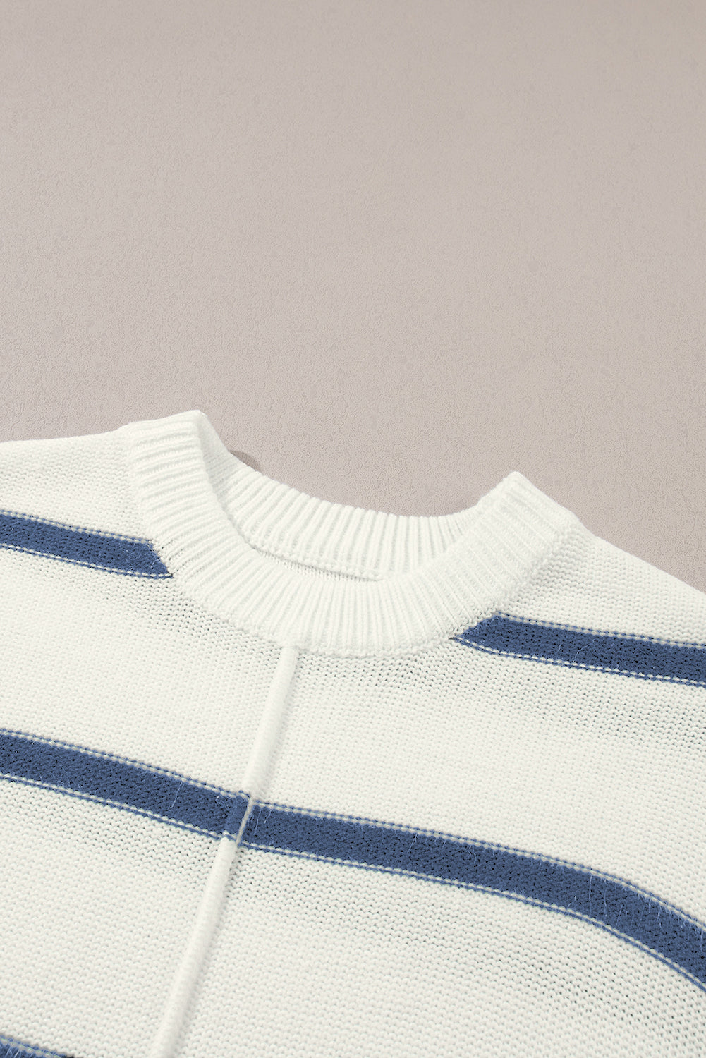Striped Batwing Sleeve Sweater Tee