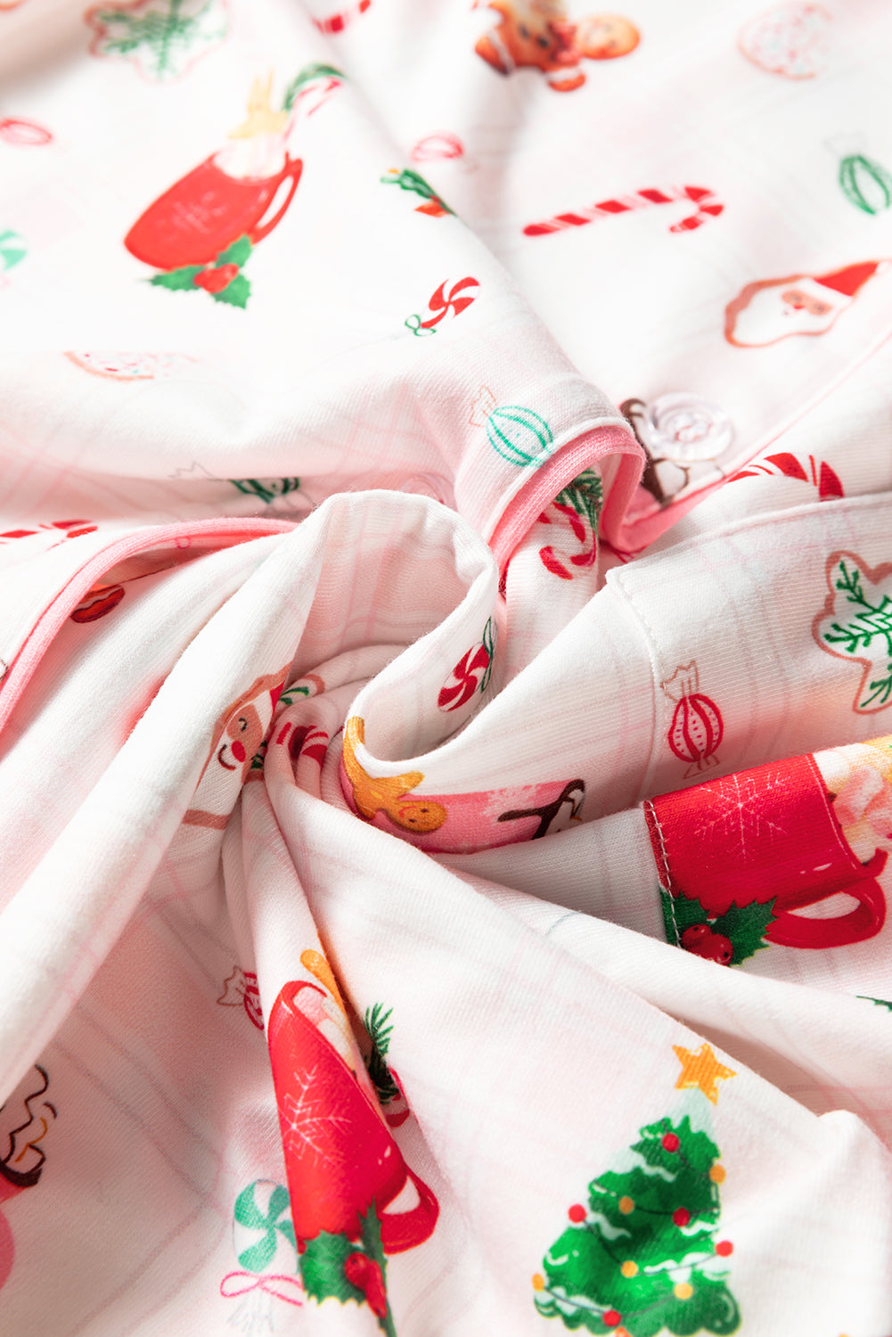 White Christmas Spirits Shirt and Shorts Pyjama Set - eAura