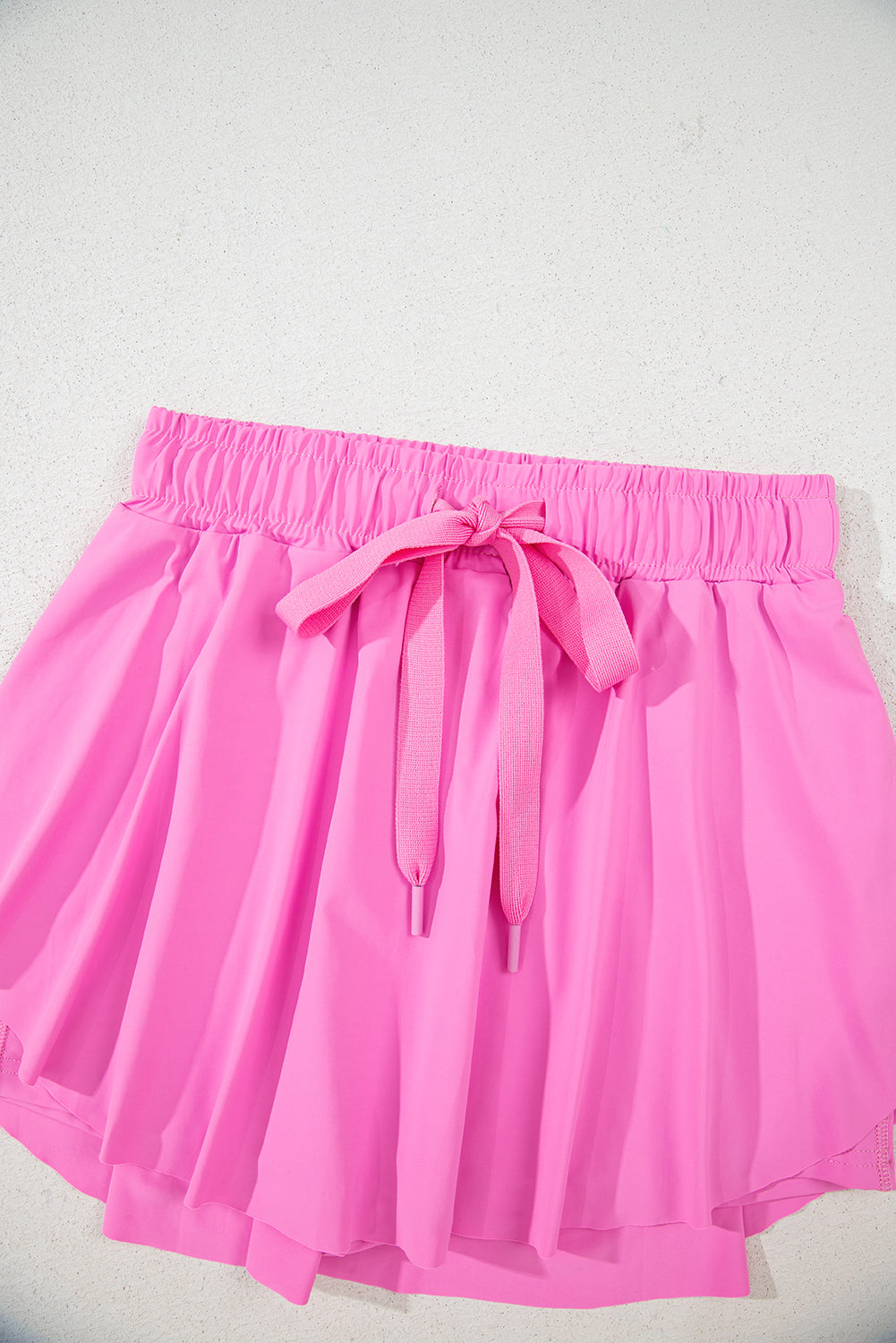Bonbon Drawstring High Waist Lined Tennis Skorts eAura