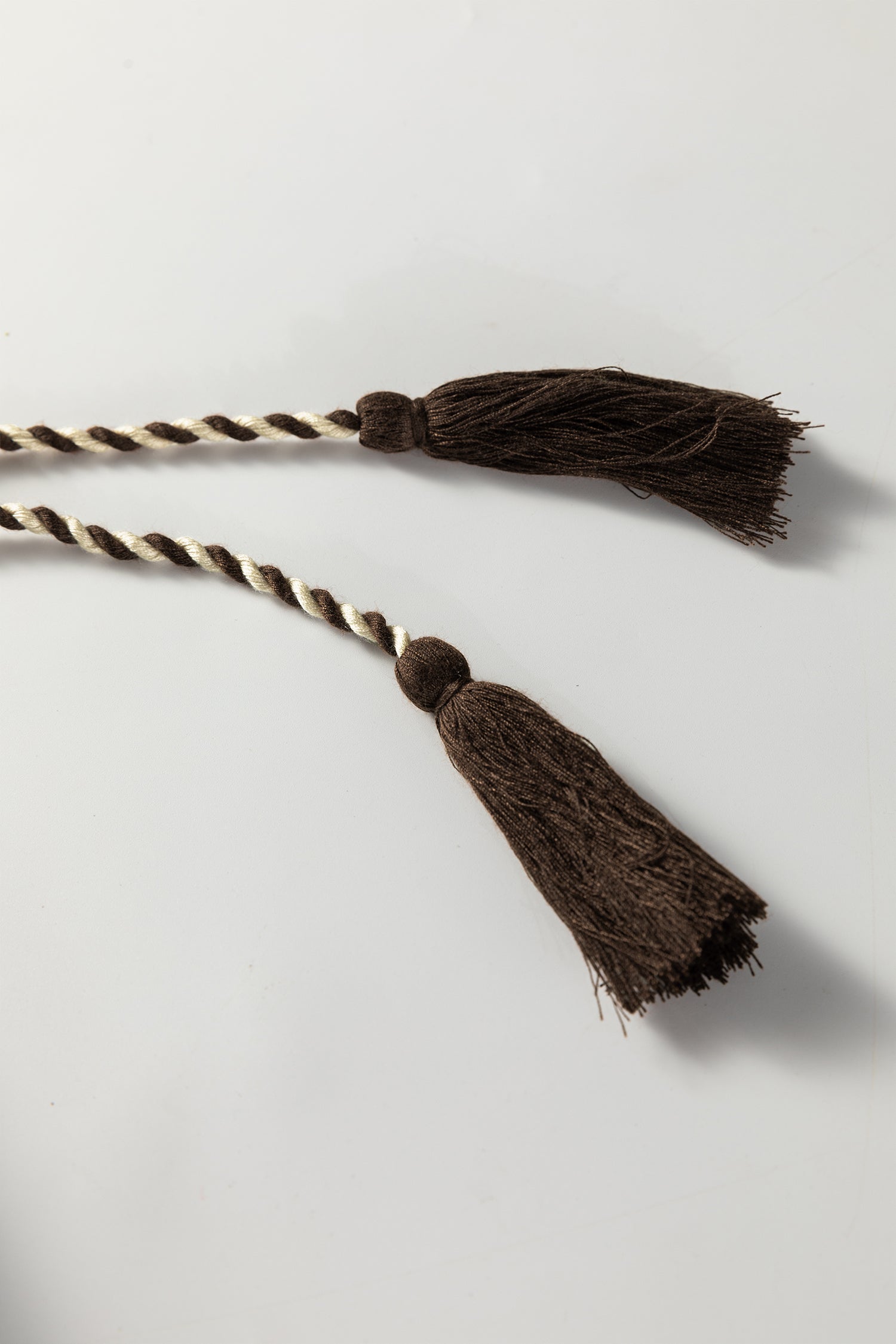 Floral Embroidered Split Neck Tassel Tie Puff Sleeve Blouse - eAura