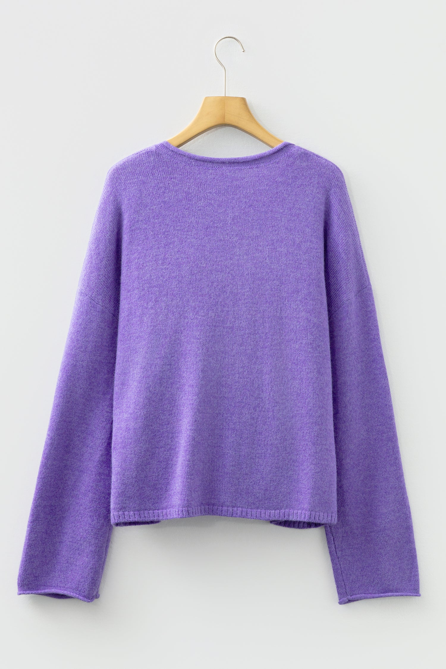 Knit Button Drop Shoulder Sweater Cardigan - eAura