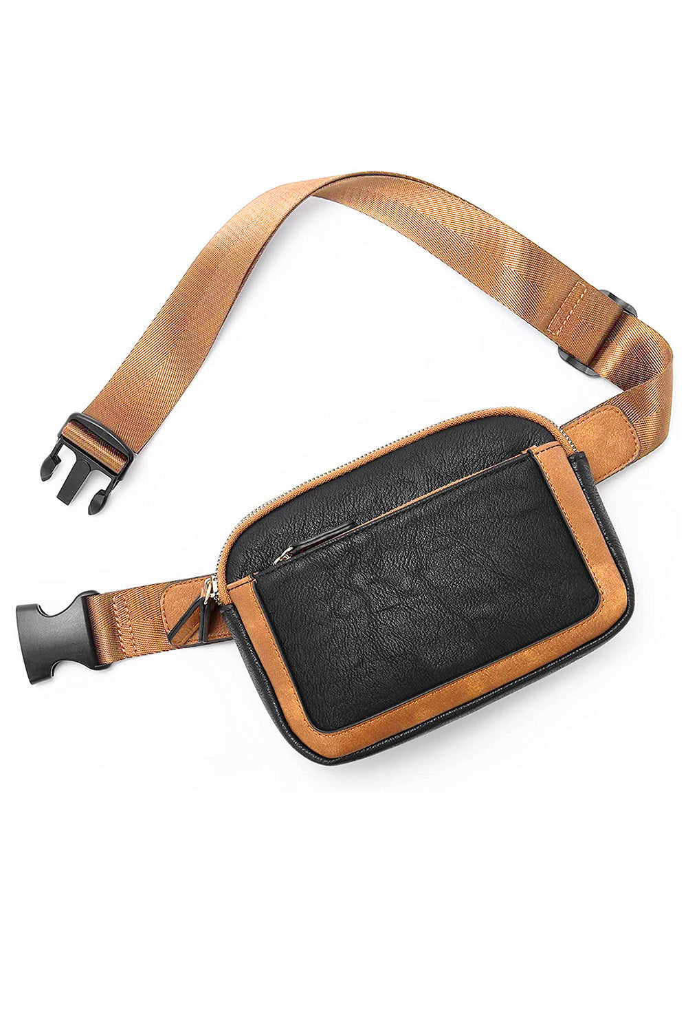 White Adjustable Strap Mini PU Leather Crossbody Bag BB Fashion Outlet