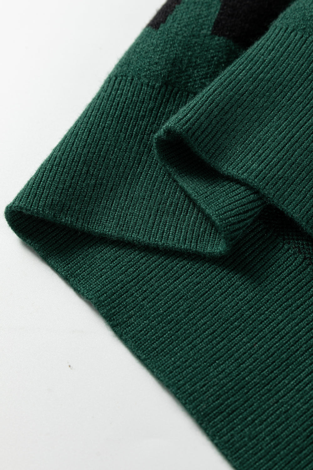 Pearl Embellished Bow Pattern Loose Sweater - eAura