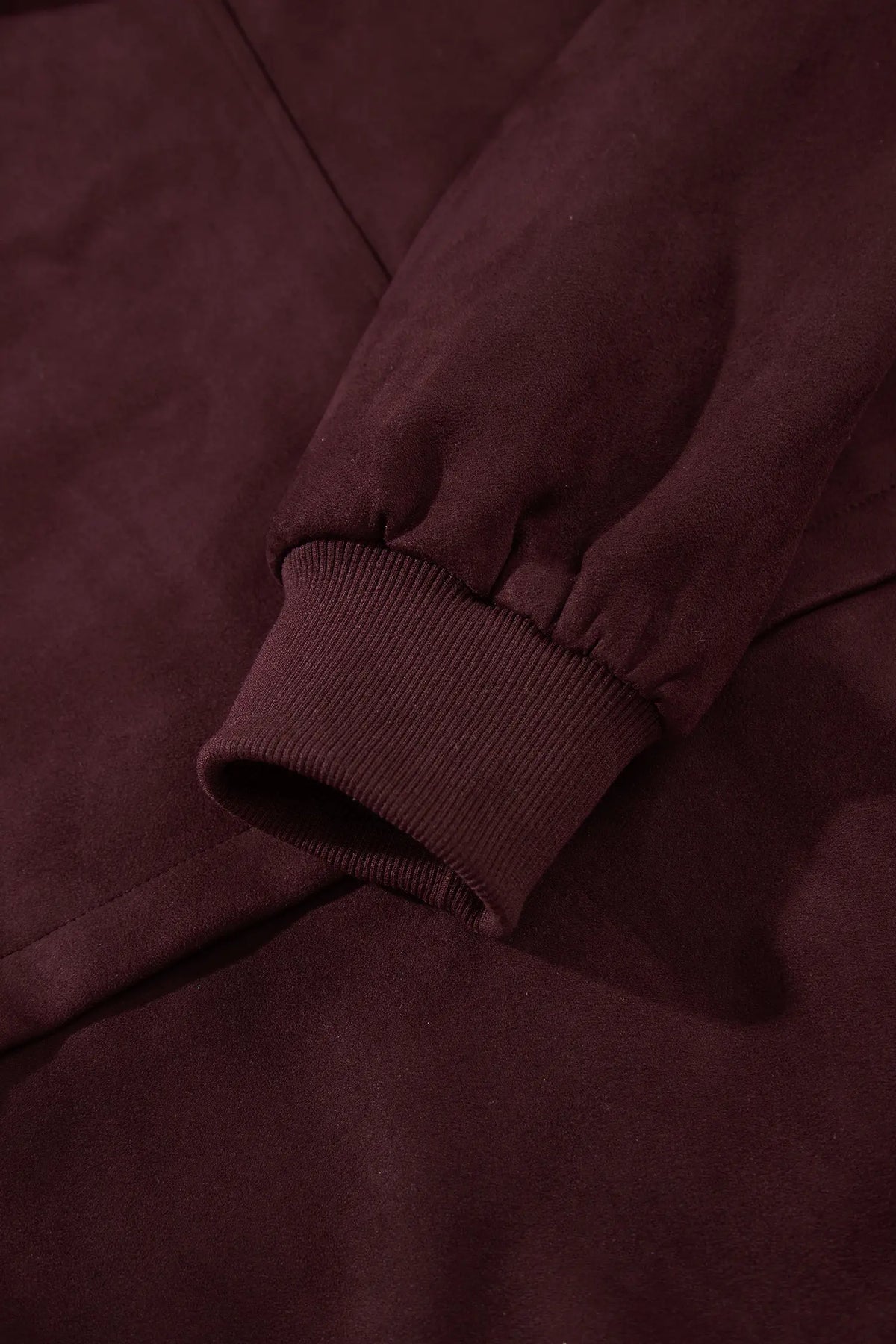 Zip-up Metal Placket Collar Jacket