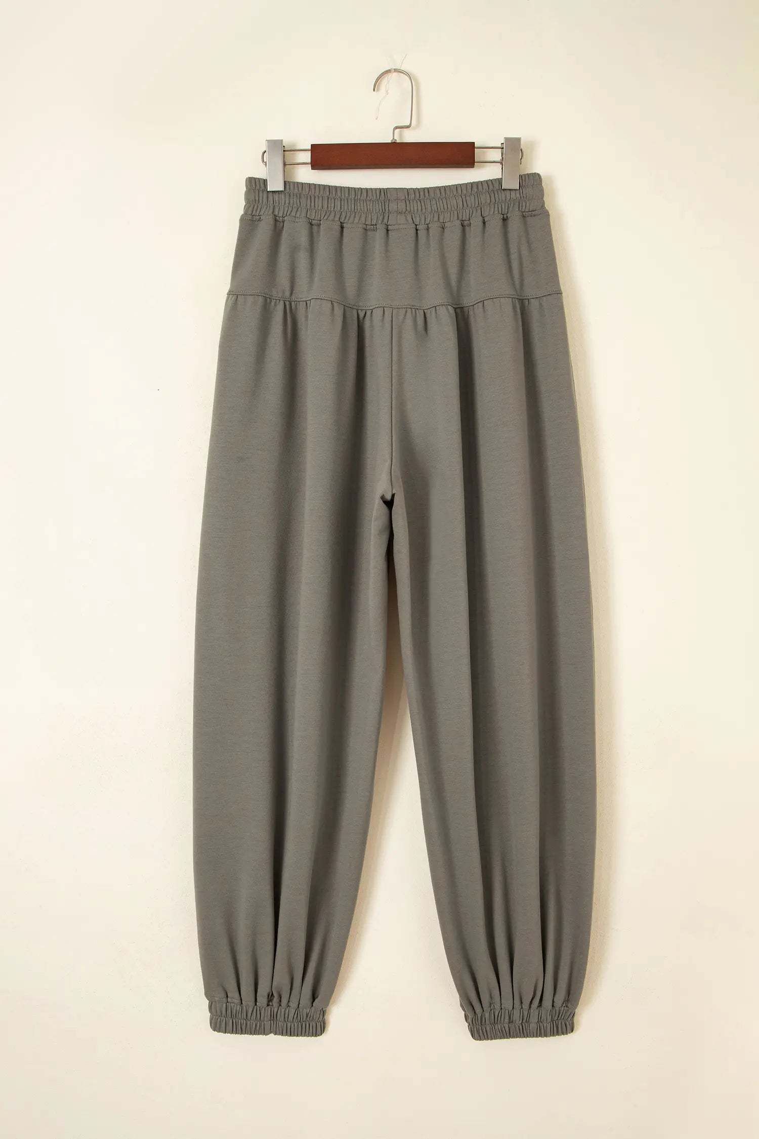 Seagrass Elastic Waist Drawstring Wide Leg Full Length Pants
