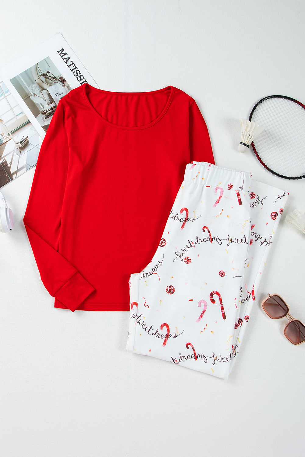 Top and Christmas Bottoms Pyjama Set - eAura