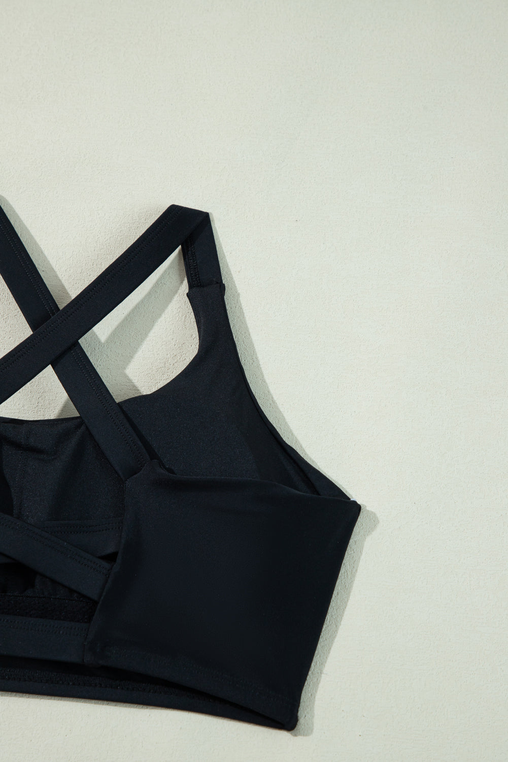 Black Crossover Bikini Tank and Skort Swimwear BB Fashion Outlet