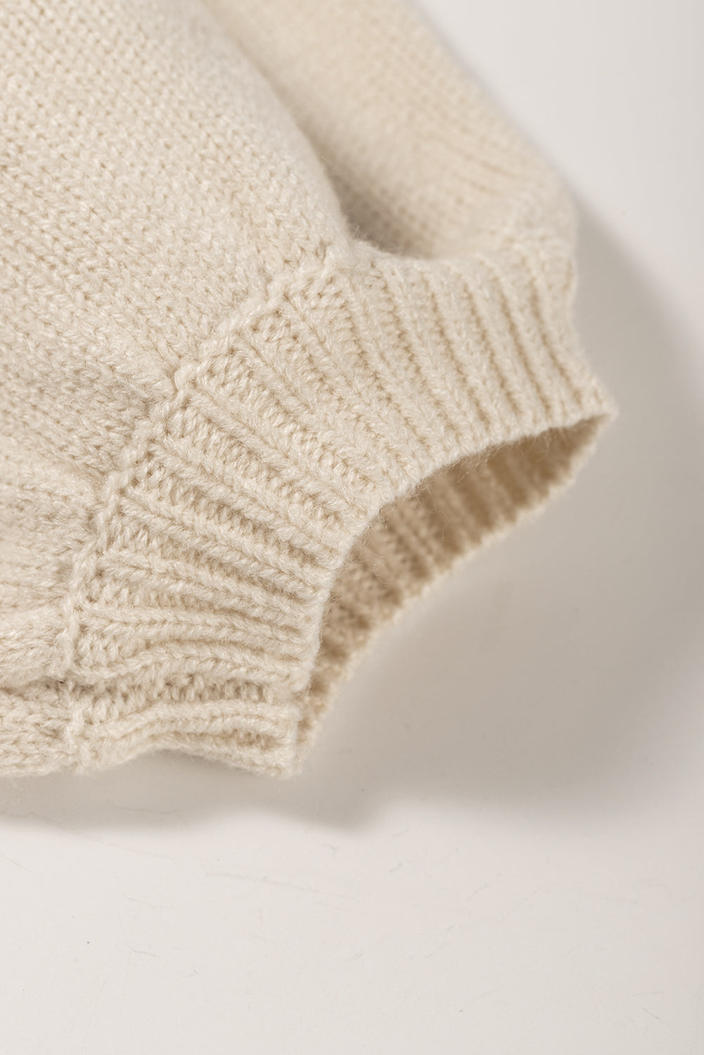Bonbon Neutral Colourblock Tie Back Sweater eAura