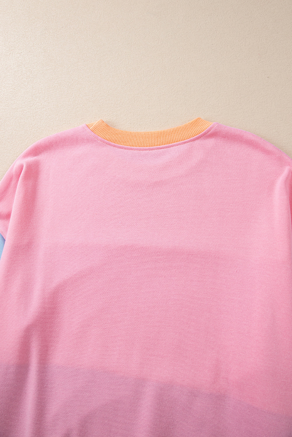 Colourblock Patchwork Drop Shoulder Sweatshirt