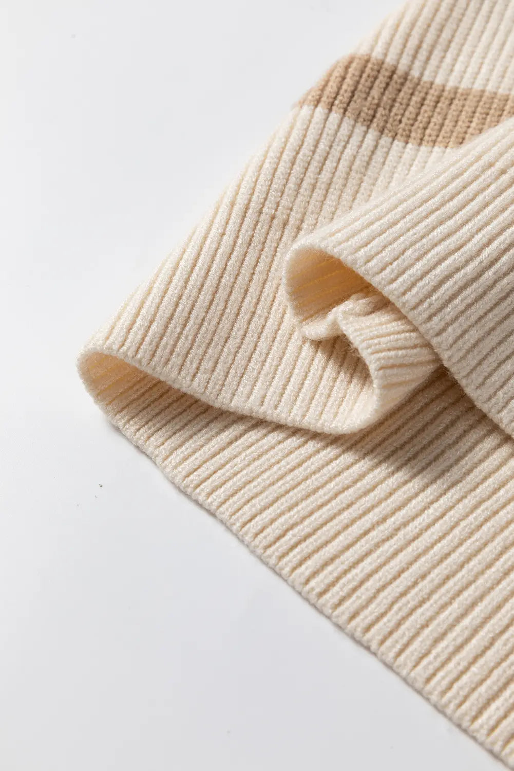 Ribbed Half Zip Collared Sweater Vest – Chicory Coffee