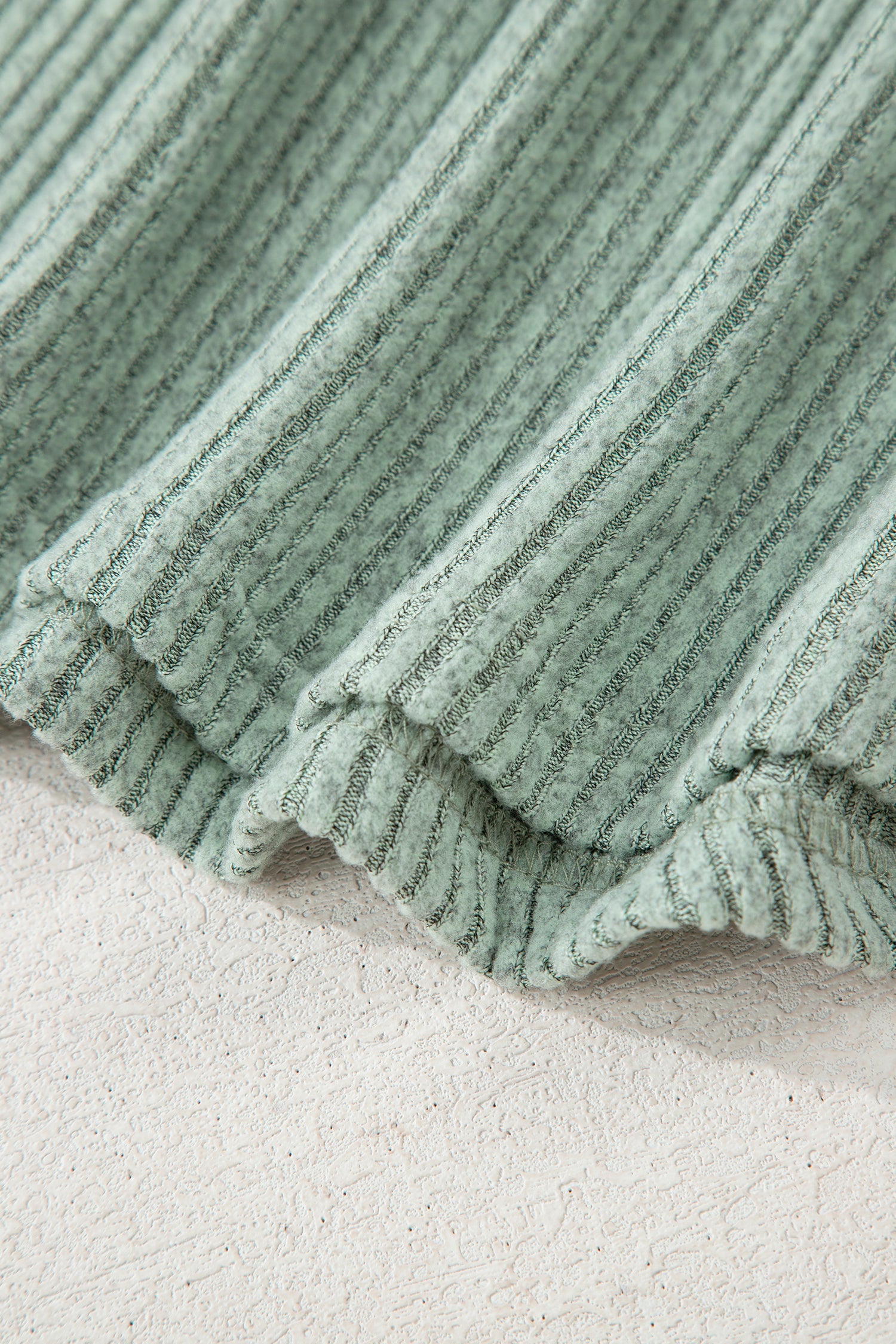 Rib Notched Neck Long Sleeve Leggings Two Piece Lounge Set - eAura