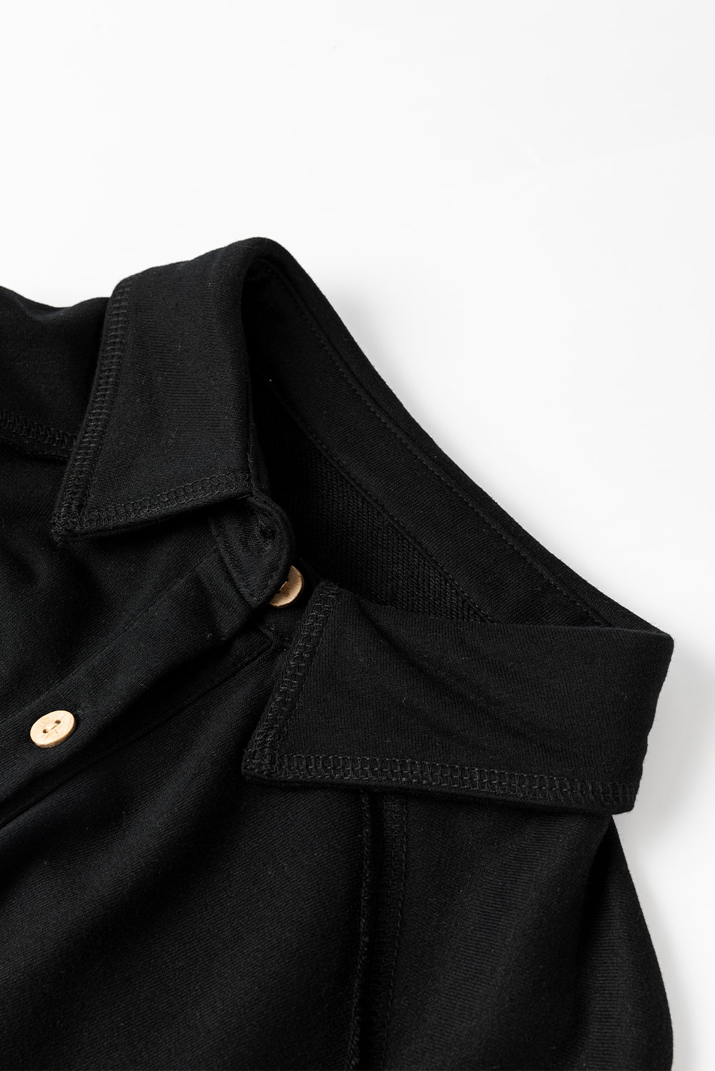 Medium Grey Waffle Textured Exposed Seam Oversized Shacket - eAura