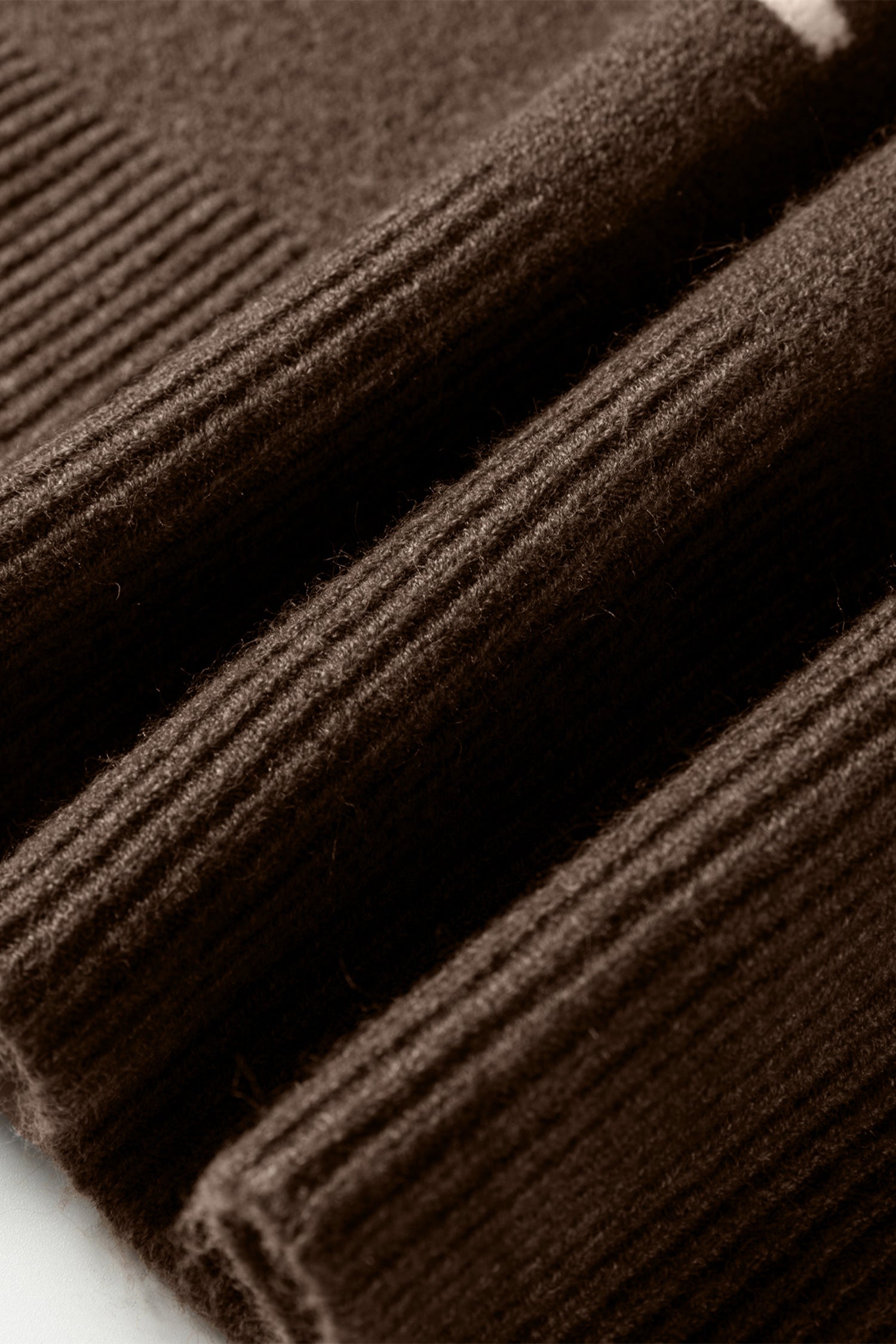 Dot Pattern Sweater Ribbed Edge - eAura