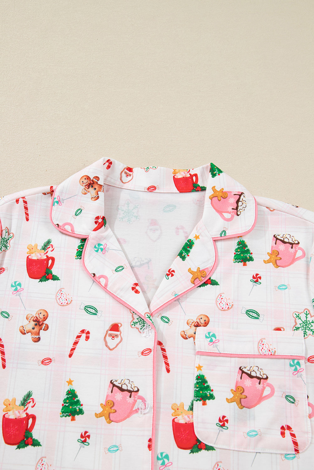 Pink Christmas Spirit Pyjama Set - eAura