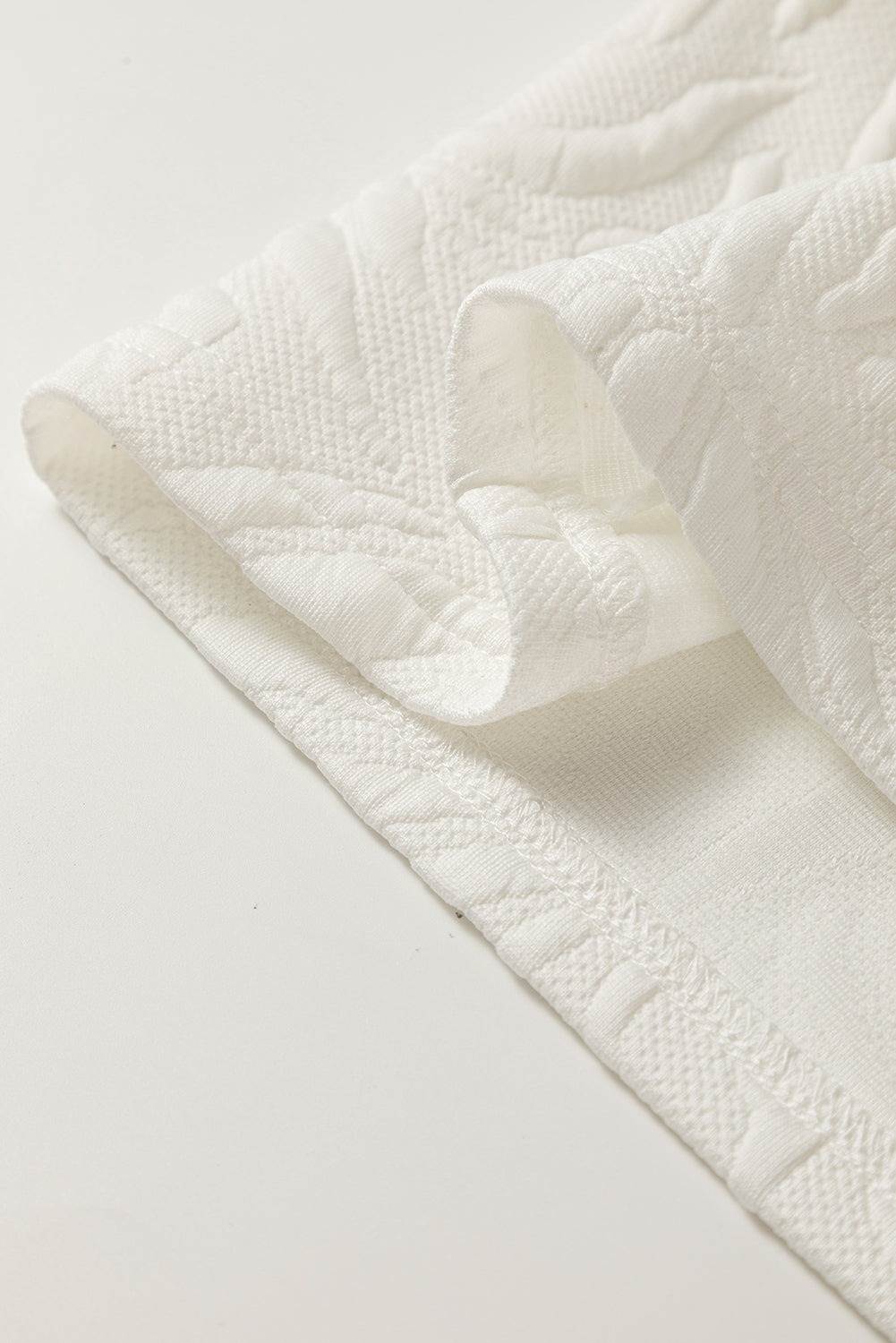 Jacquard Textured Quarter Zipper Shift Mini Dress - eAura