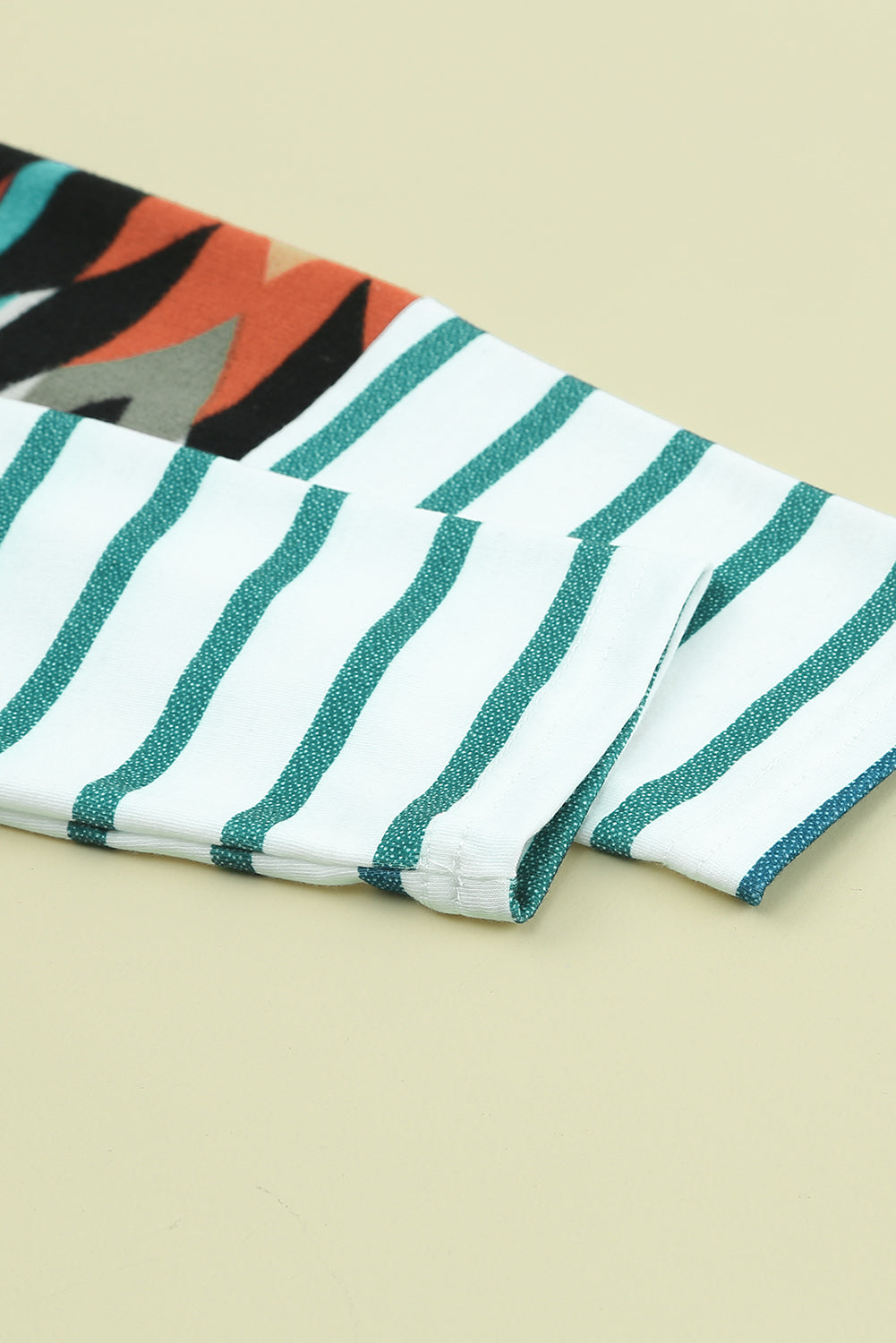 MultiColour Geometric Colour Block Open Front Long Cardigan - eAura