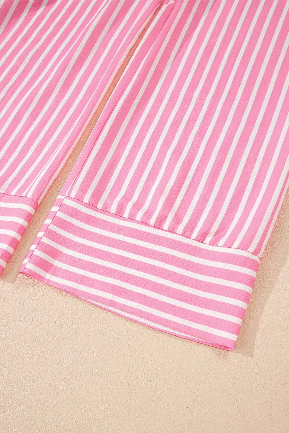 Pink Stripe Long Sleeve Top and Bottoms Pyjamas eAura