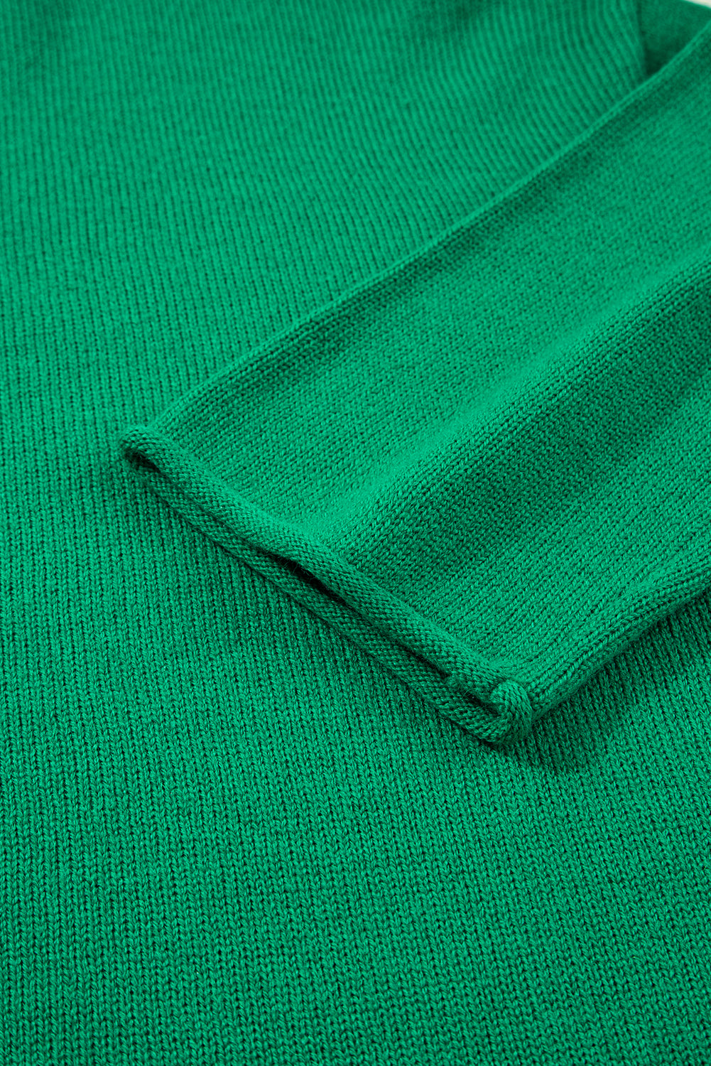 Knit Button Drop Shoulder Sweater Cardigan - eAura