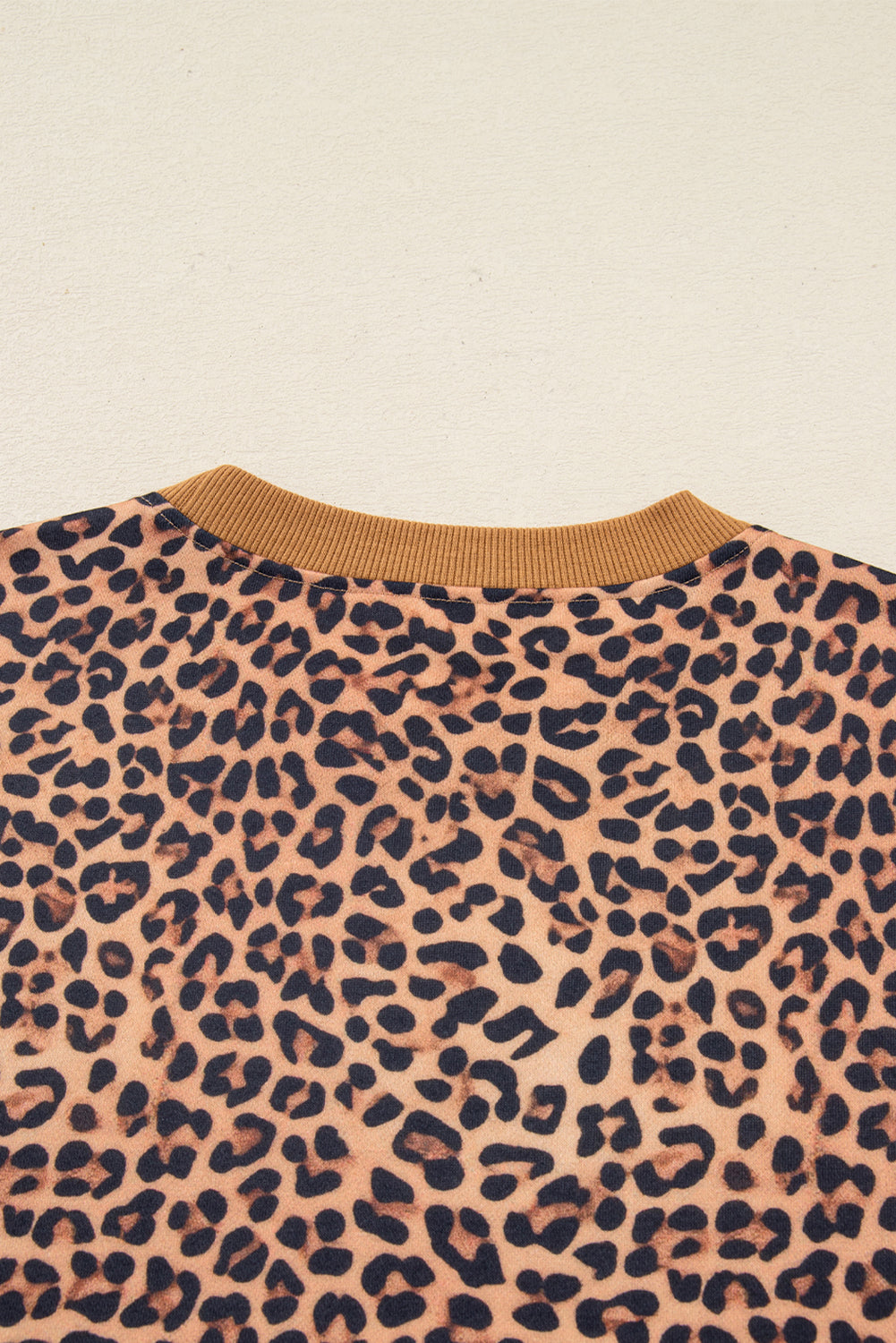 Leopard Pullover and Pants Co-ord Outfit with Bow Embroidery - eAura