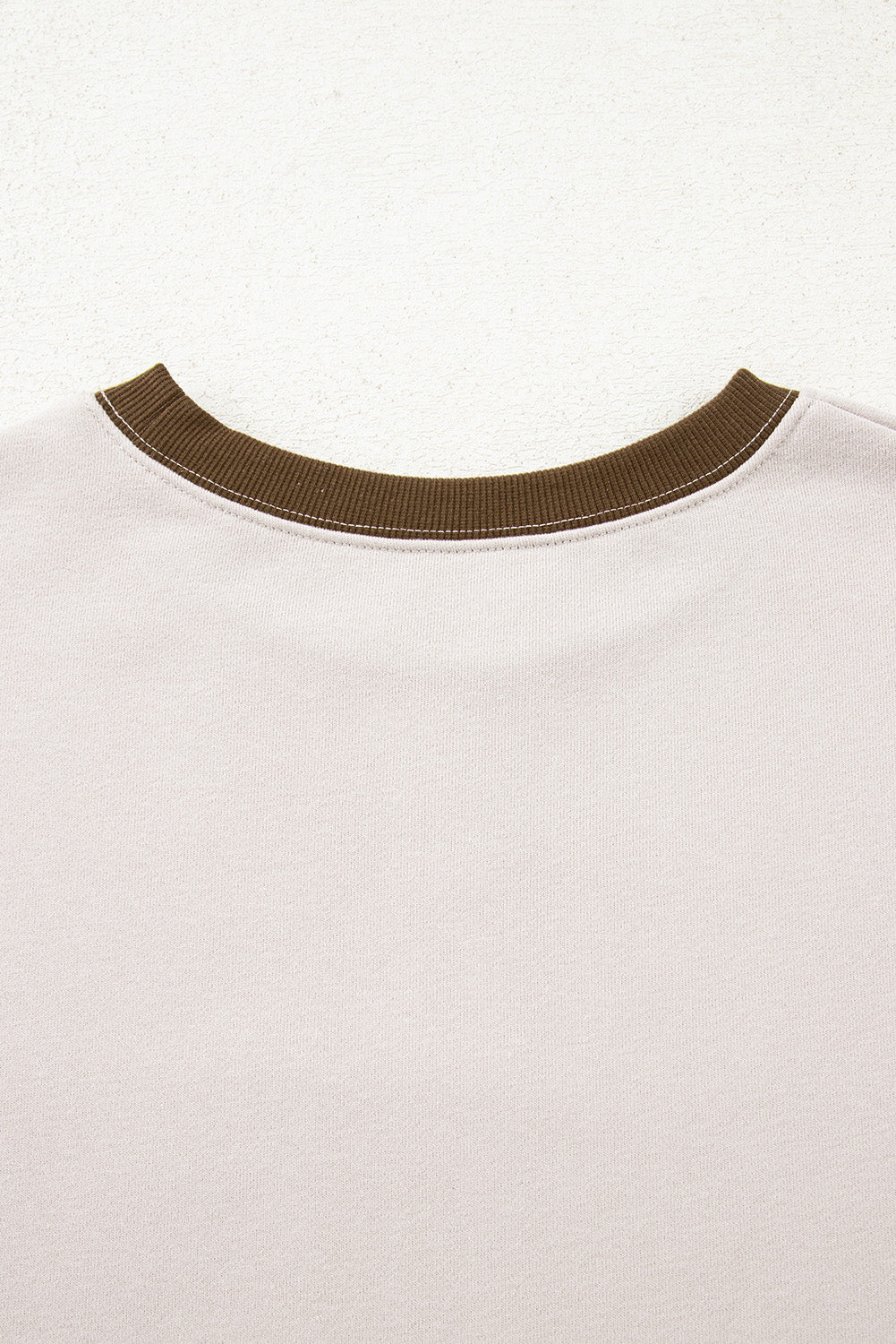 Striped Patchwork Drop Shoulder Sweatshirt - eAura