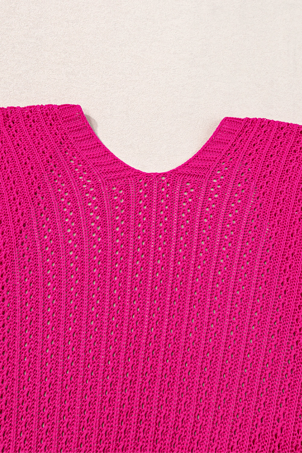 Black Hollow-out Bracelet Sleeve Knit Cardigan eAura