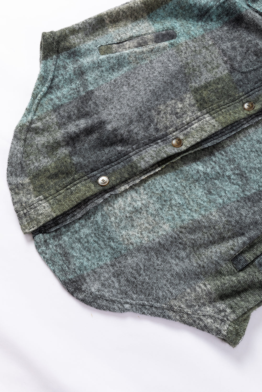 MultiColour Brushed Plaid Pocketed Oversize Shacket eAura