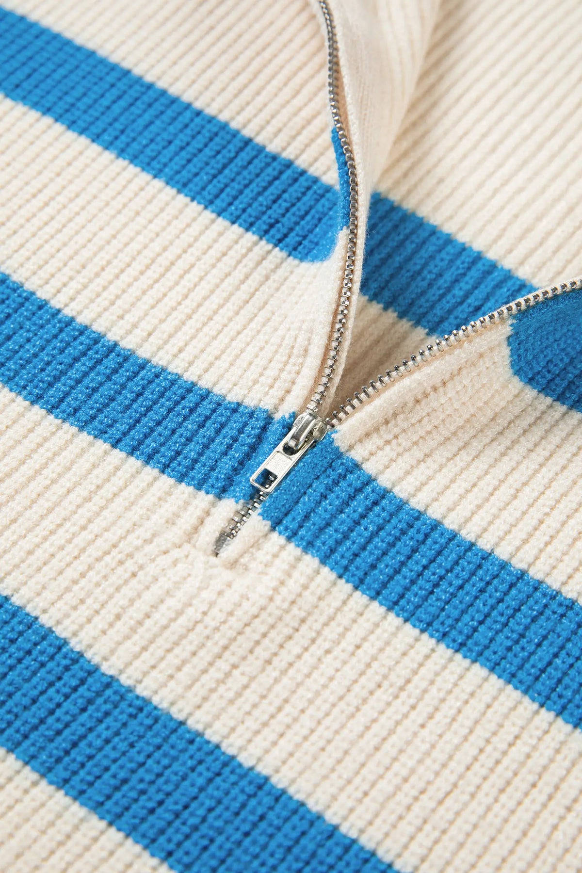 Ribbed Half Zip Collared Sweater Vest – Chicory Coffee