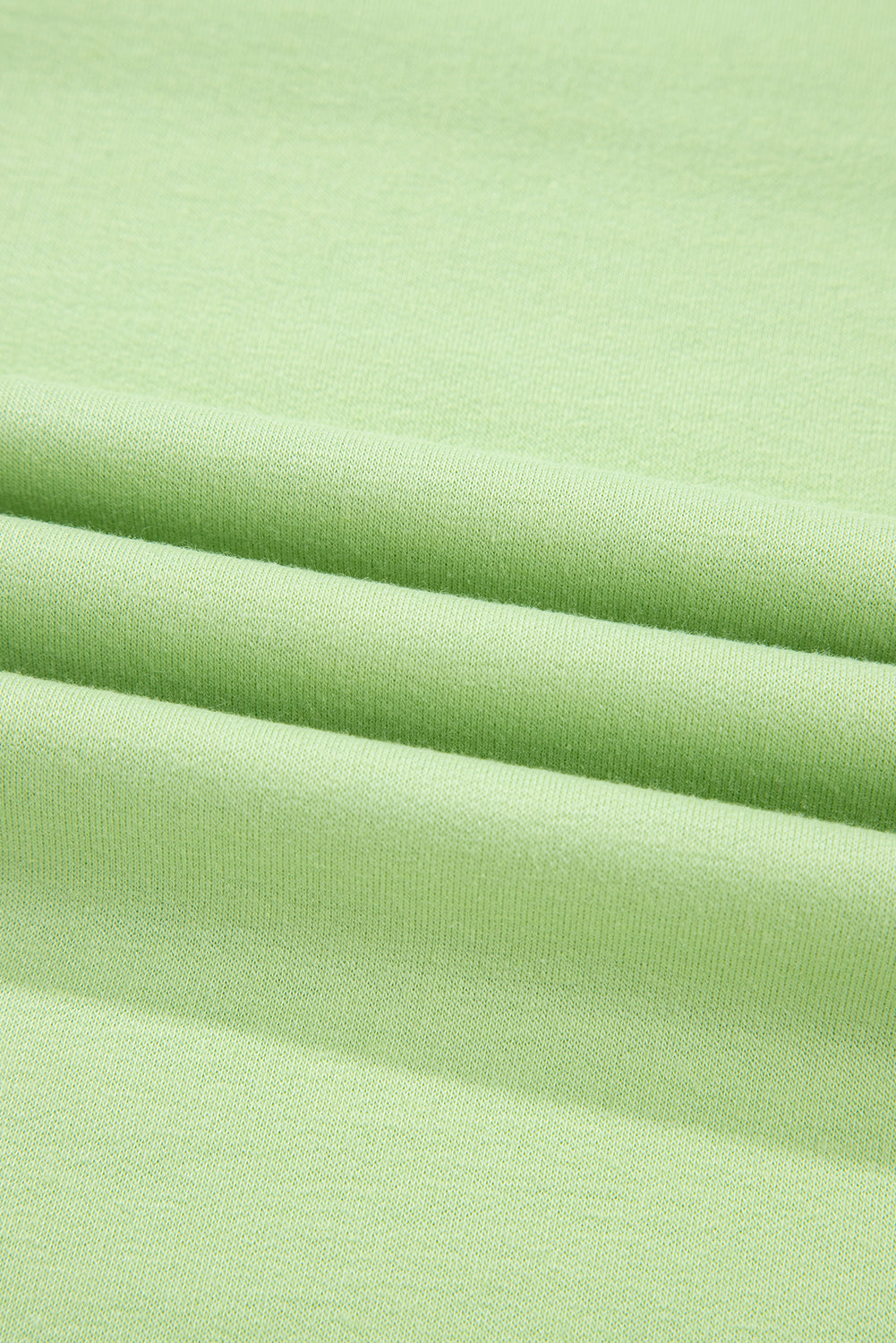 Meadow Mist Green Solid Loose V Neck Half Sleeve Tee and Shorts eAura