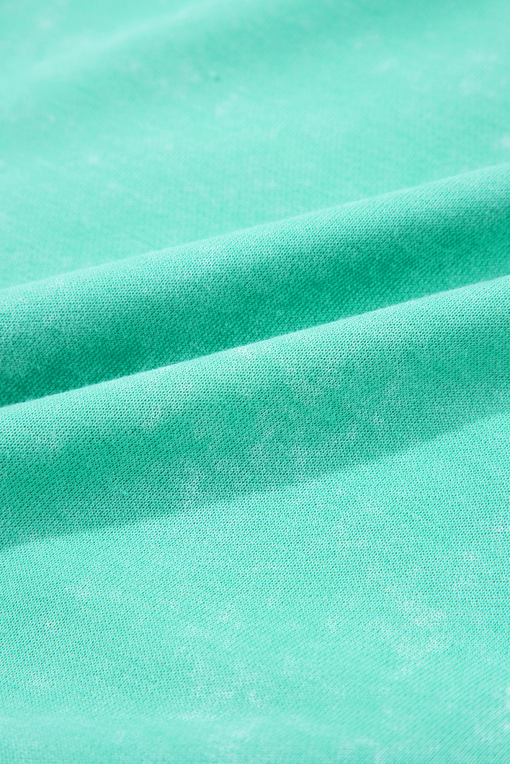 Sea Green Mineral Wash Drawstring Waist Hollow Out Back Short Sleeve Romper eAura