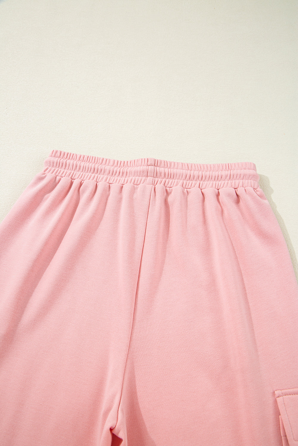 Apricot Pink Half Sleeve T-Shirt & Cargo SweatTrousers Set eAura