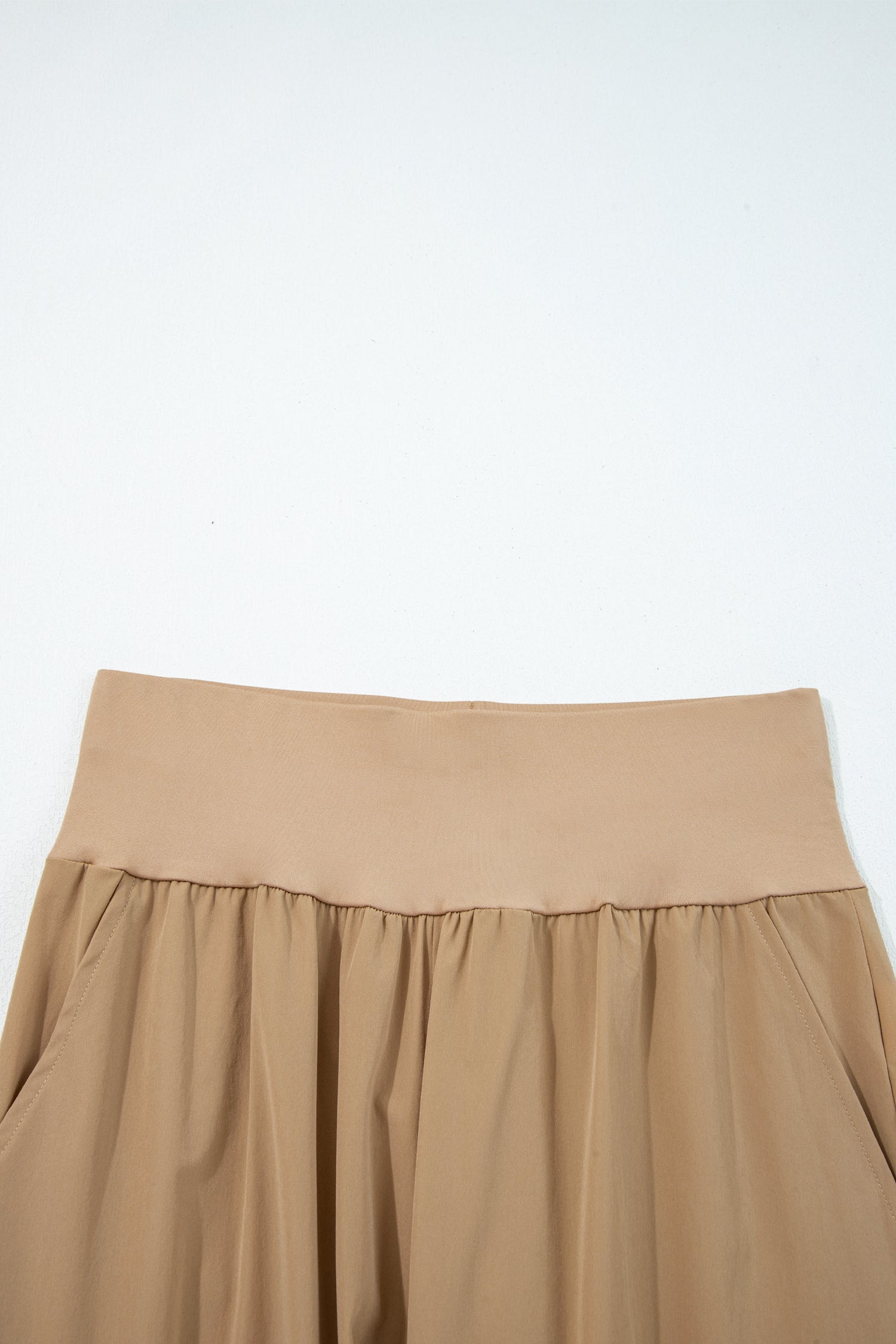 Elastic High Waist Cargo Jogger Trousers With Pockets - eAura