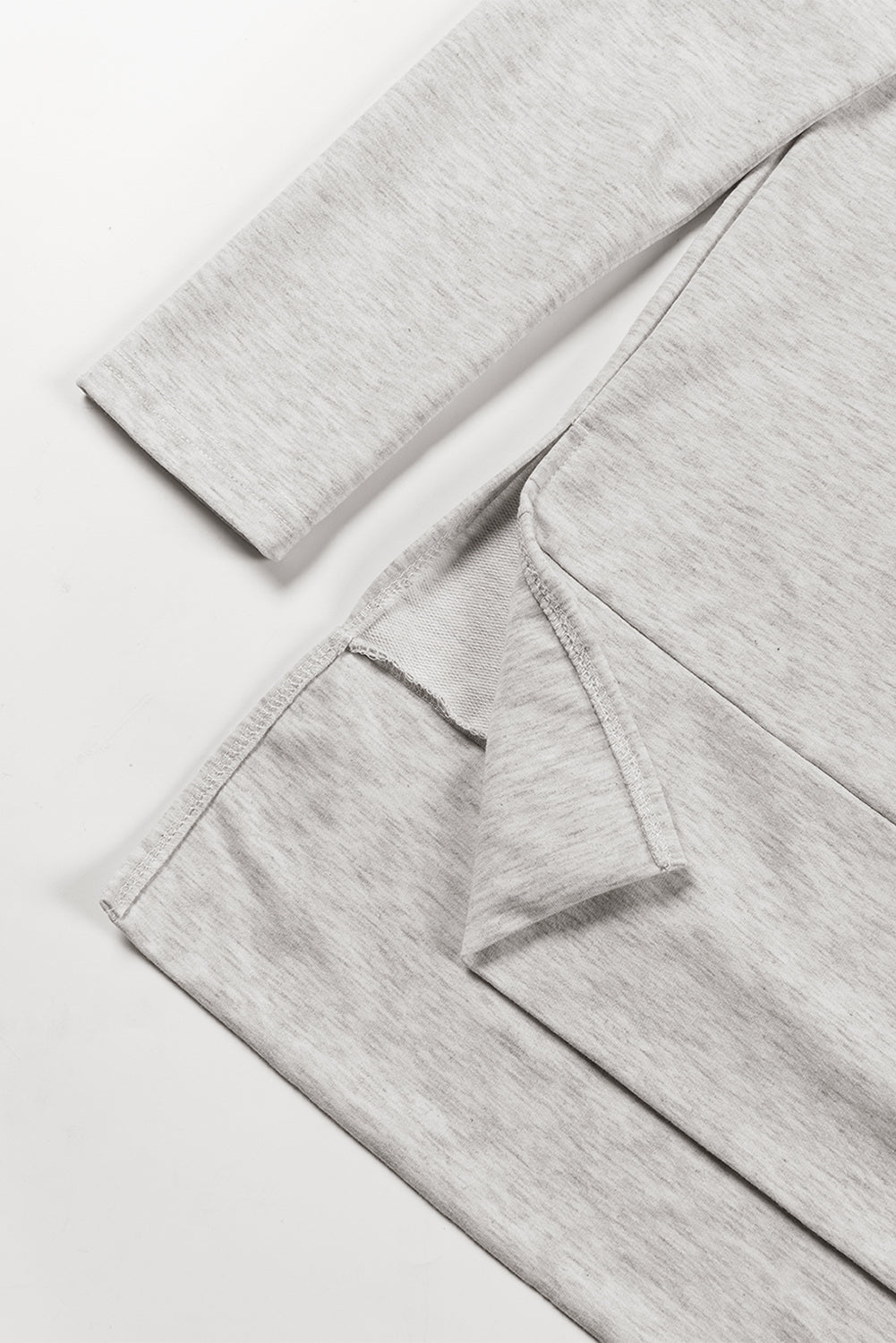 Grey Cowl Neck Shift Tunic Top - eAura