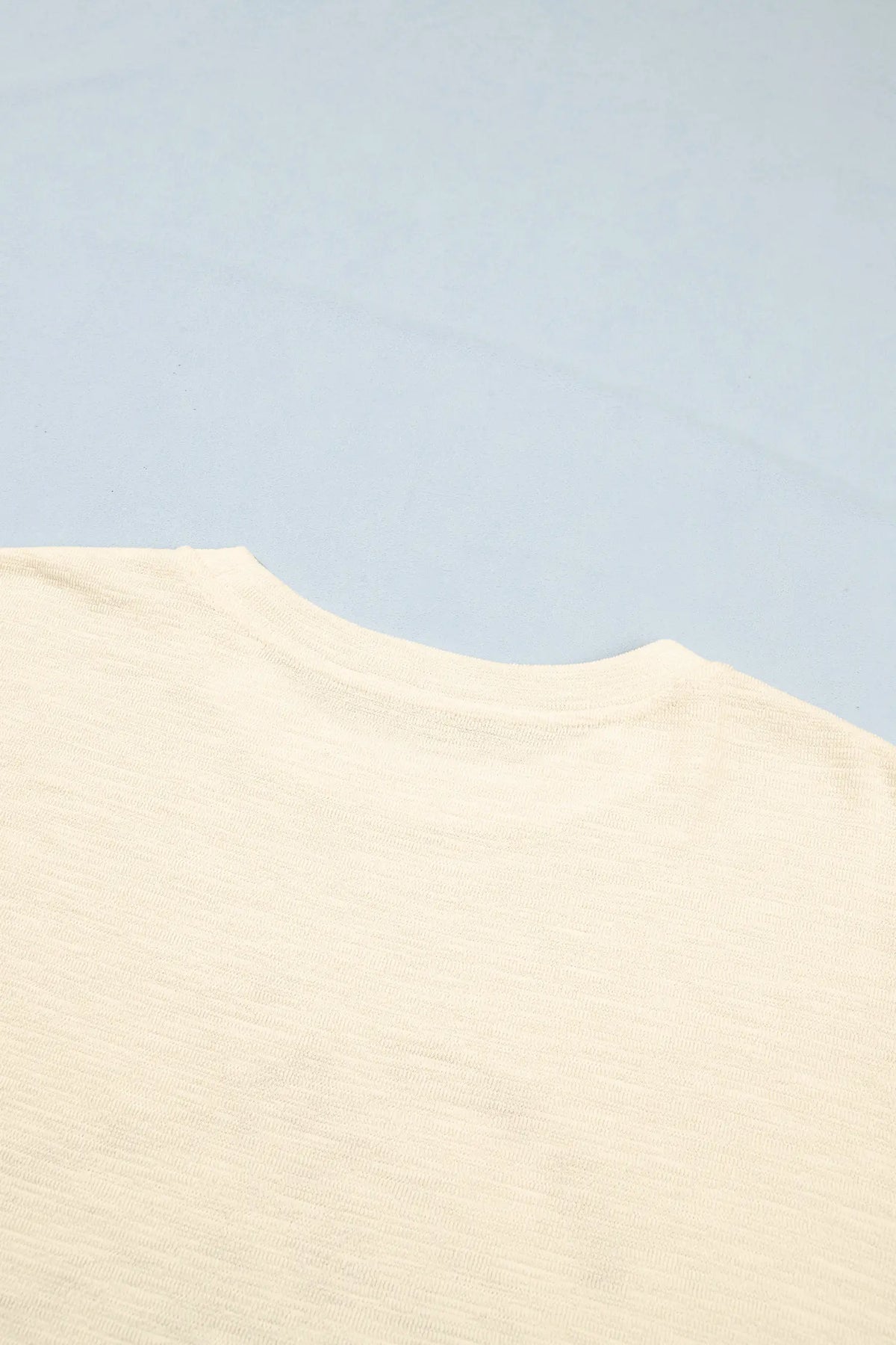 Jet Stream Western Print Striped Detail Long Sleeve Casual Top – Cream