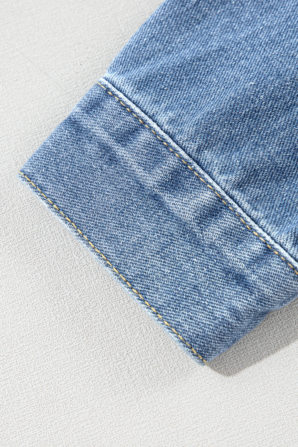 Wild Wind Washed Oversize Pocketed Denim Jacket eAura