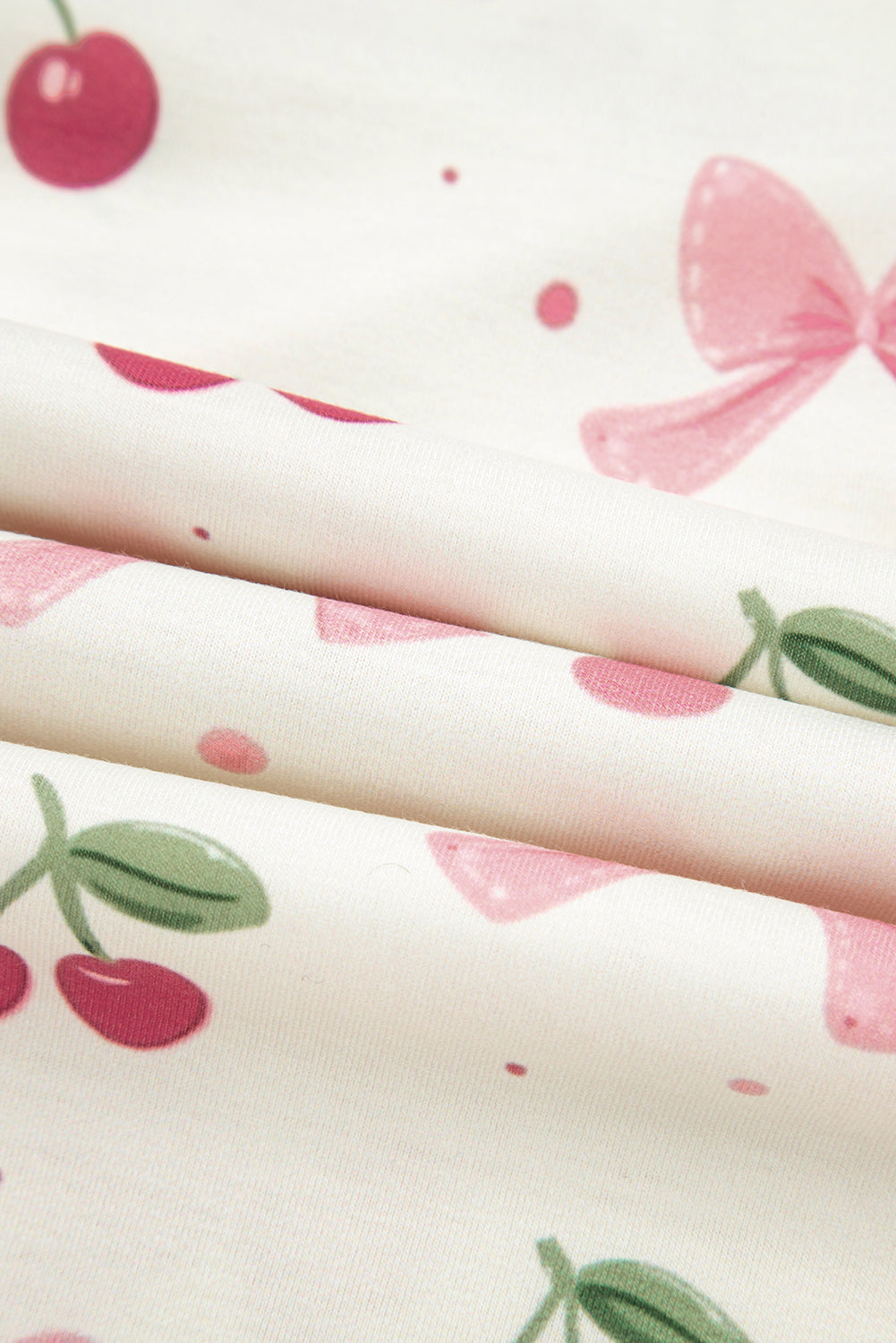 White Floral Print Contrast Pipping Short Pyjamas Set eAura