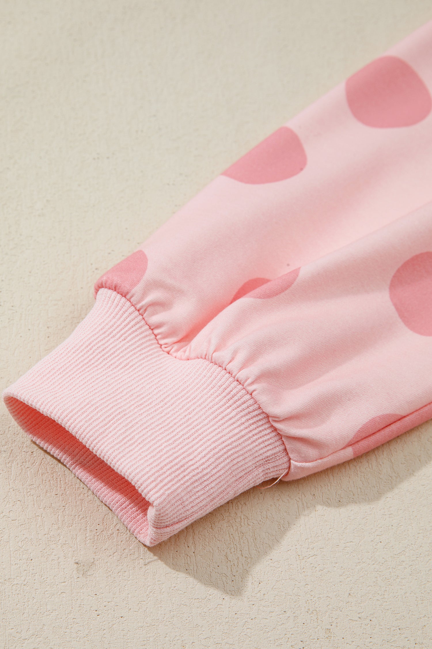 Polka Dot Printed Long Sleeve Flared Mini Dress