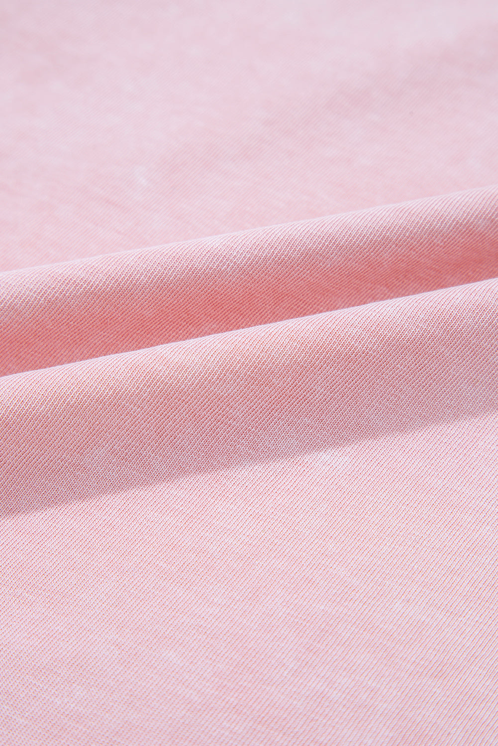 Light Pink 2 Pieces Mineral Wash Cotton Tank Top Lined Split Skirt Set eAura