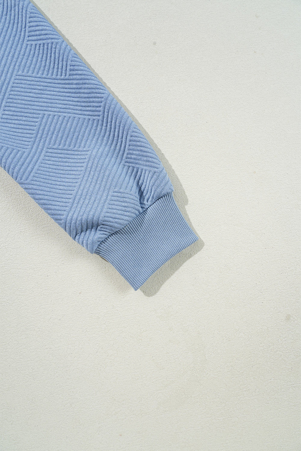 Myosotis Solid Textured Stand Neck Zipper Bomber Jacket - eAura