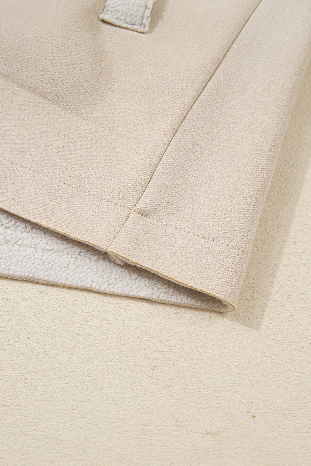 Faux Suede Sherpa Lined Western Jacket - eAura