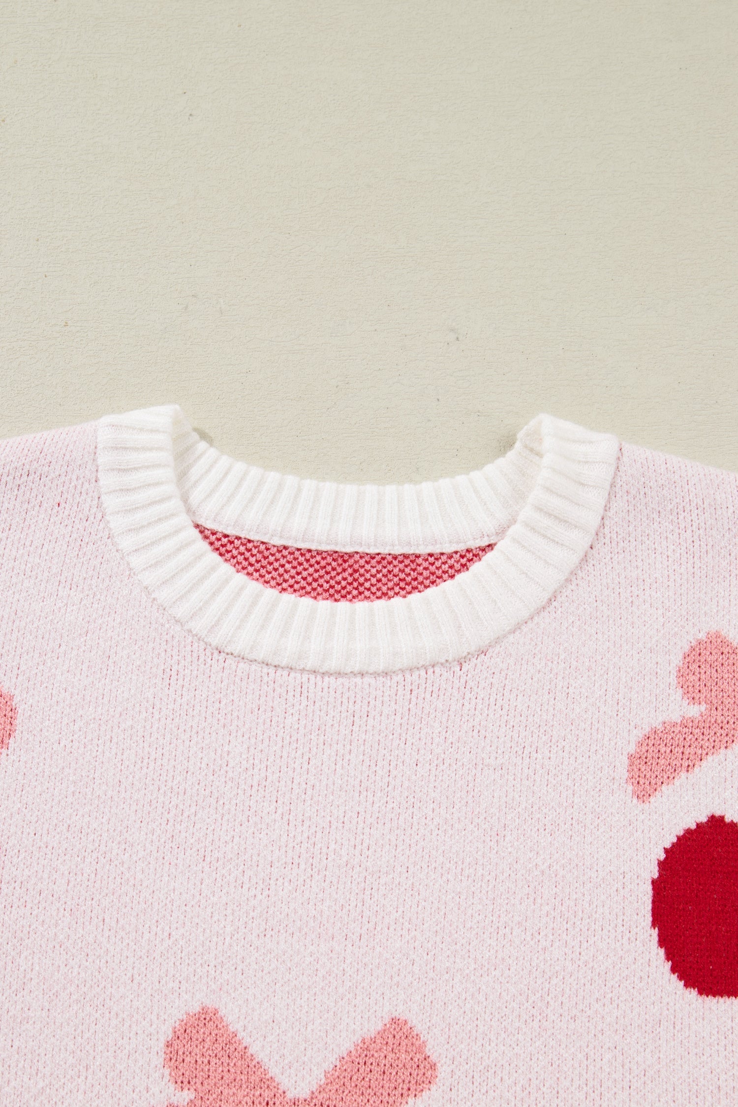Cherry Pattern Drop Shoulder Sweater - Sweaters & Cardigans/Sweaters