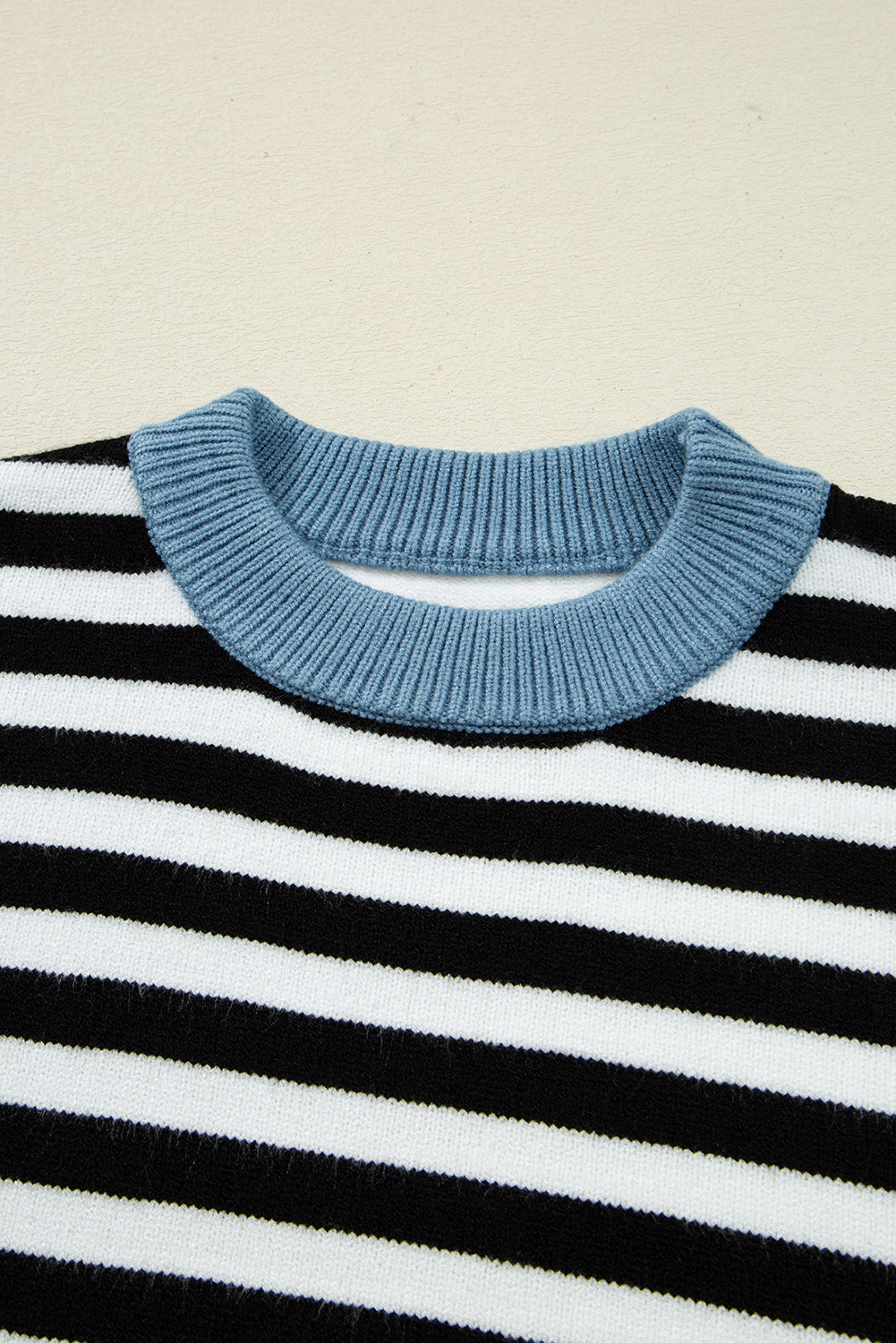 Striped Panels Colourblock Sleeve Sweater Dear-Lover Dropshipping