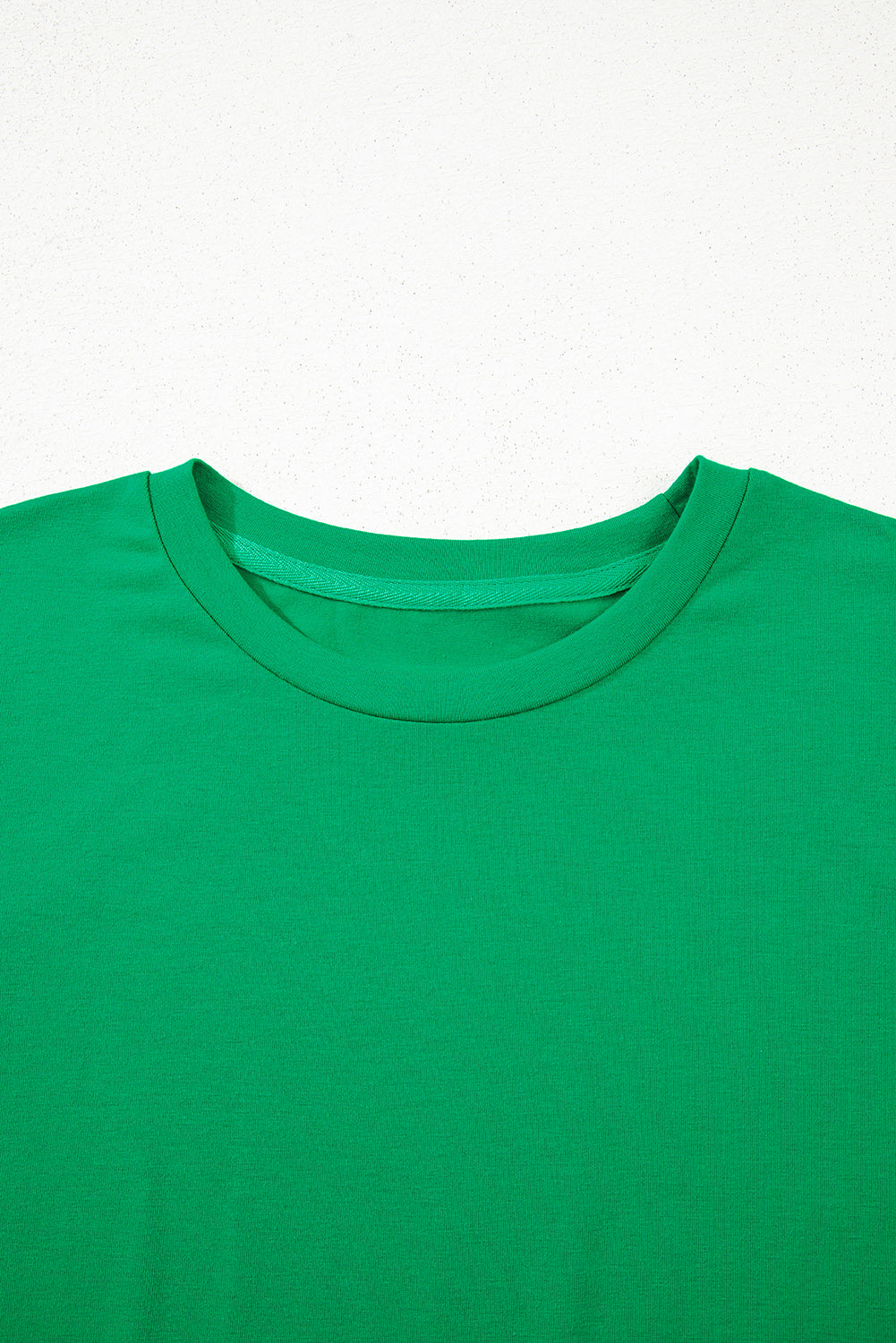 Casual Plain Crew Neck Tee T-Shirt