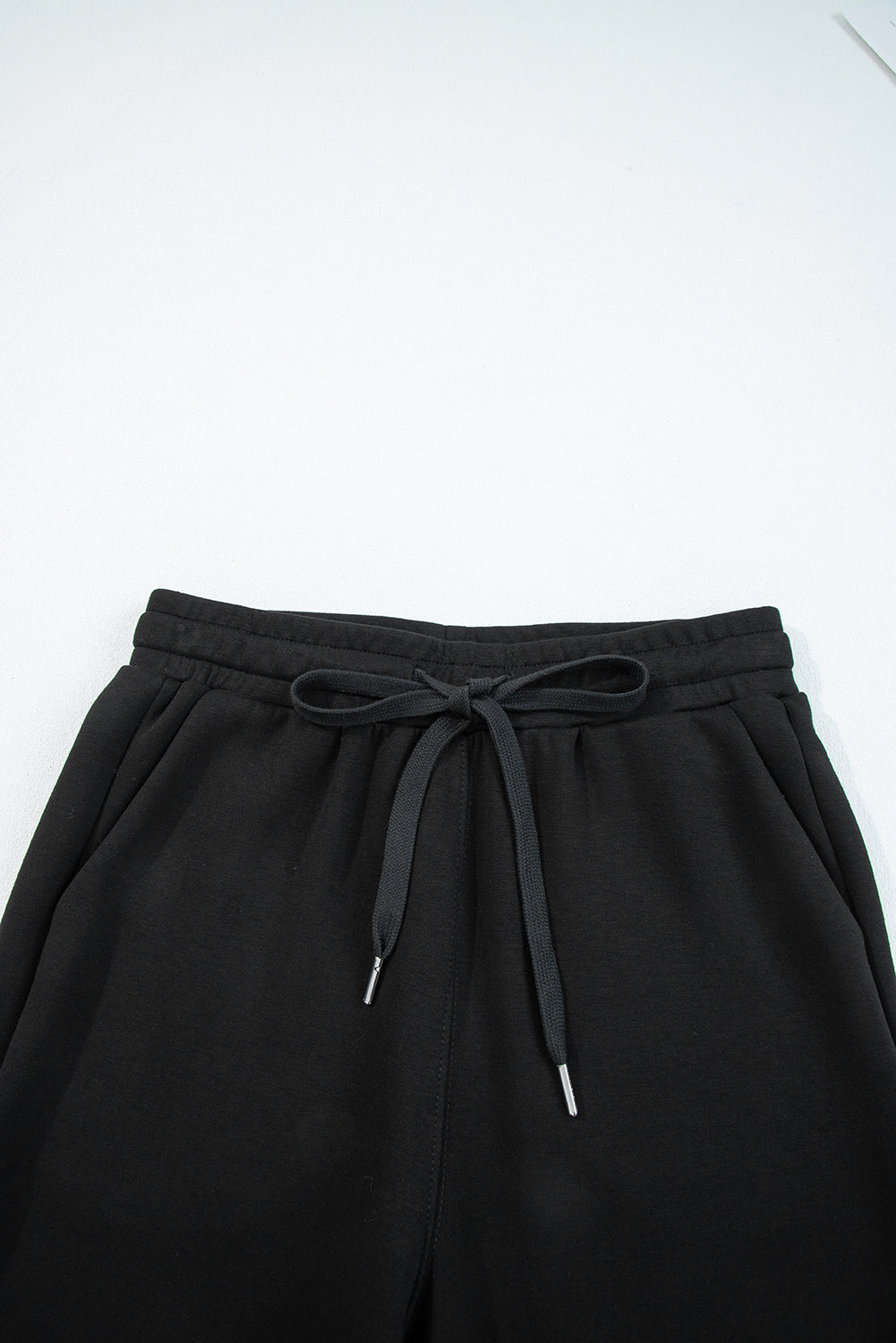 Zip Collar Long Sleeve Top and Drawstring Trousers Co-ord Set - eAura