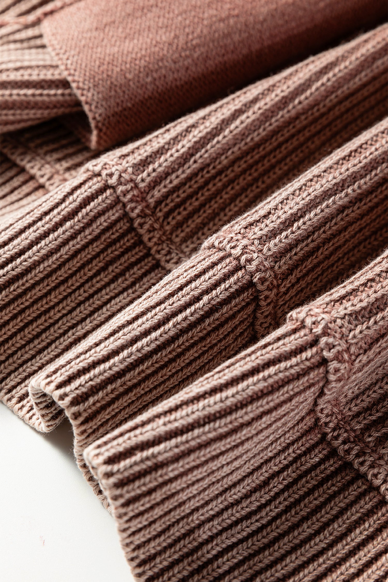 Mineral Wash Exposed Seam Patchwork Knit Open Sweater Cardigan - Sweaters & Cardigans/Cardigans