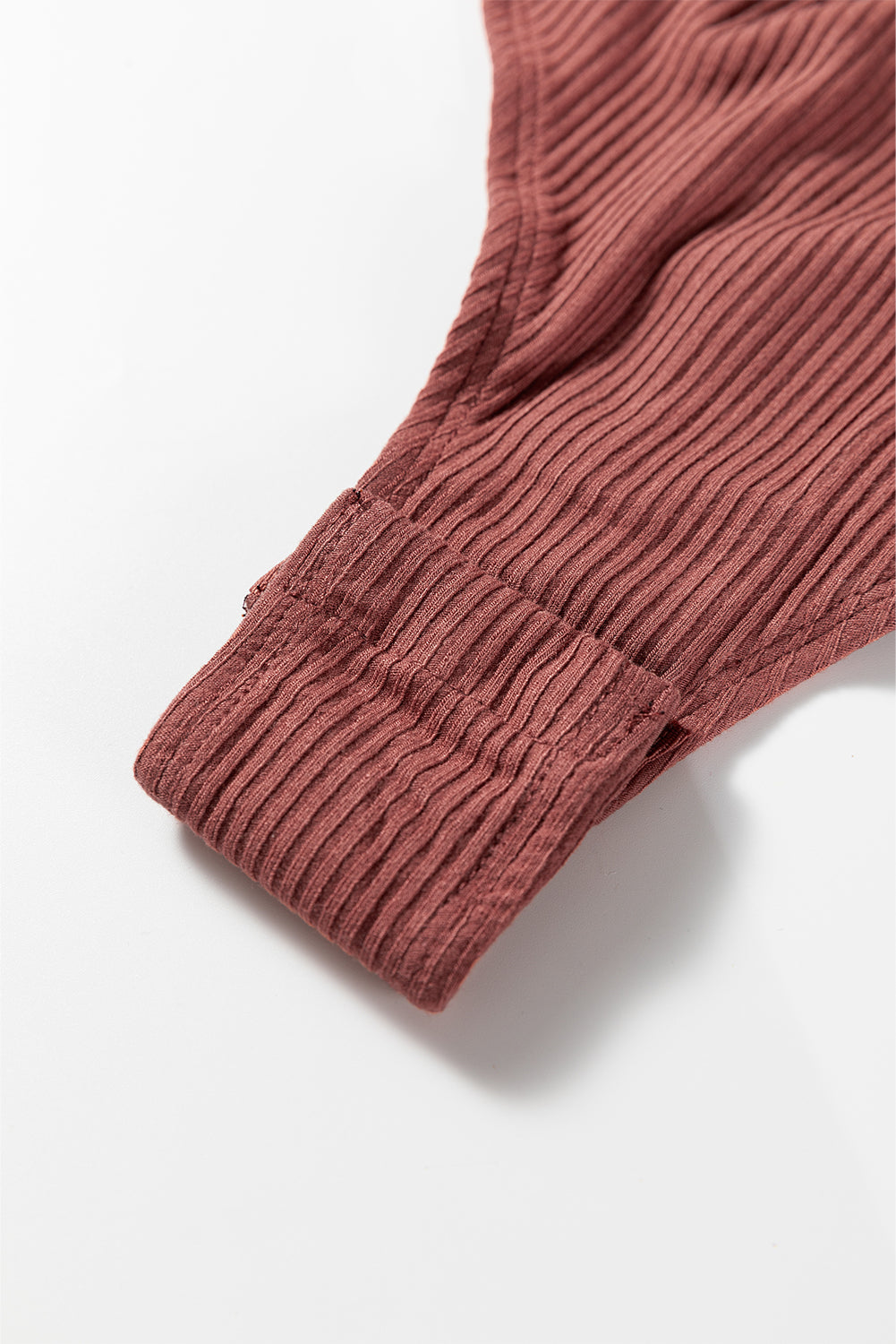 Ribbed Long Sleeve Crew Neck Bodysuit - eAura