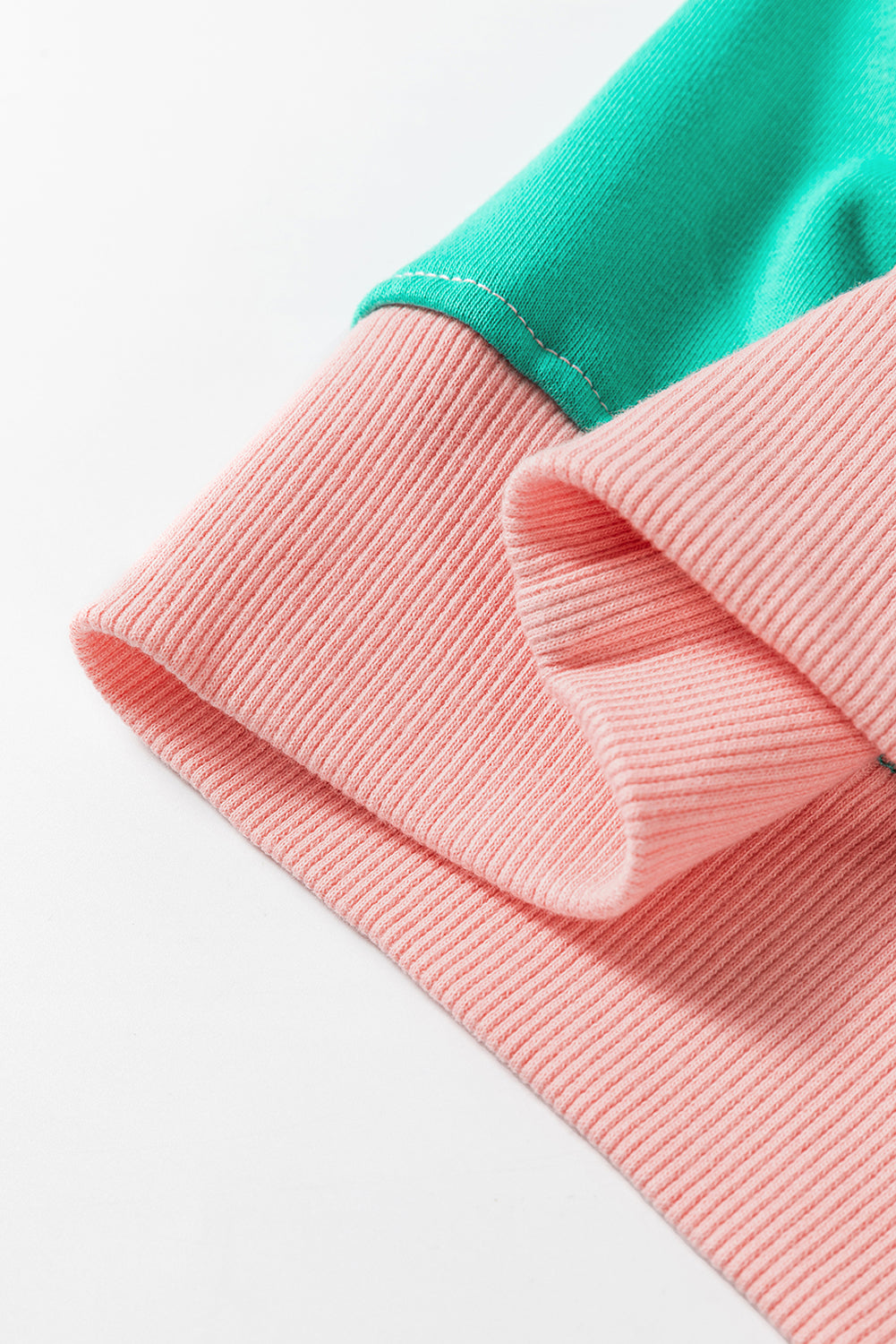 Blossom Colourblock Patchwork Drop Shoulder Sweatshirt eAura