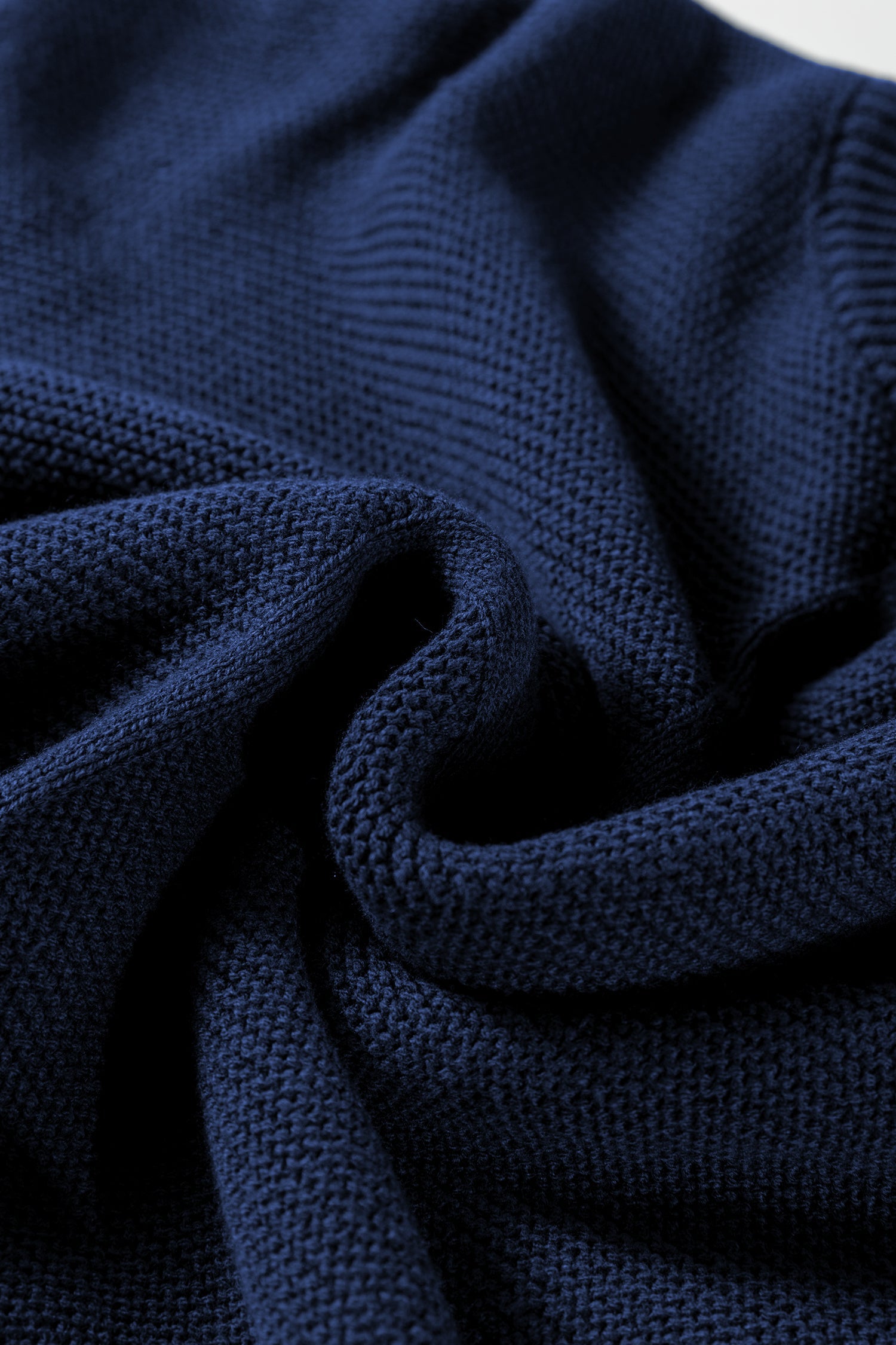 Front Seam Drop Shoulder Loose Sweater - eAura