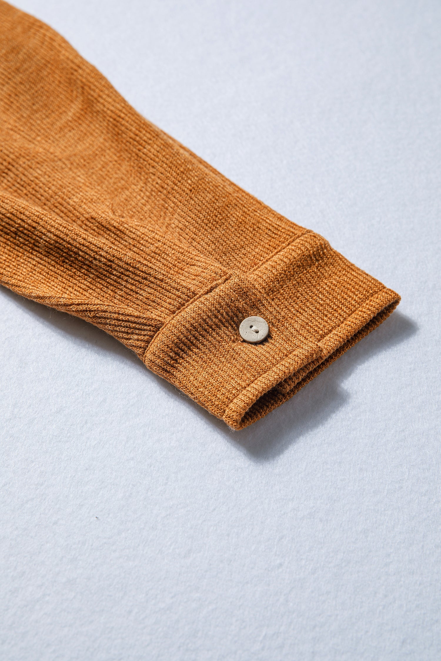 Orange Pocket Textured Casual Shacket - eAura