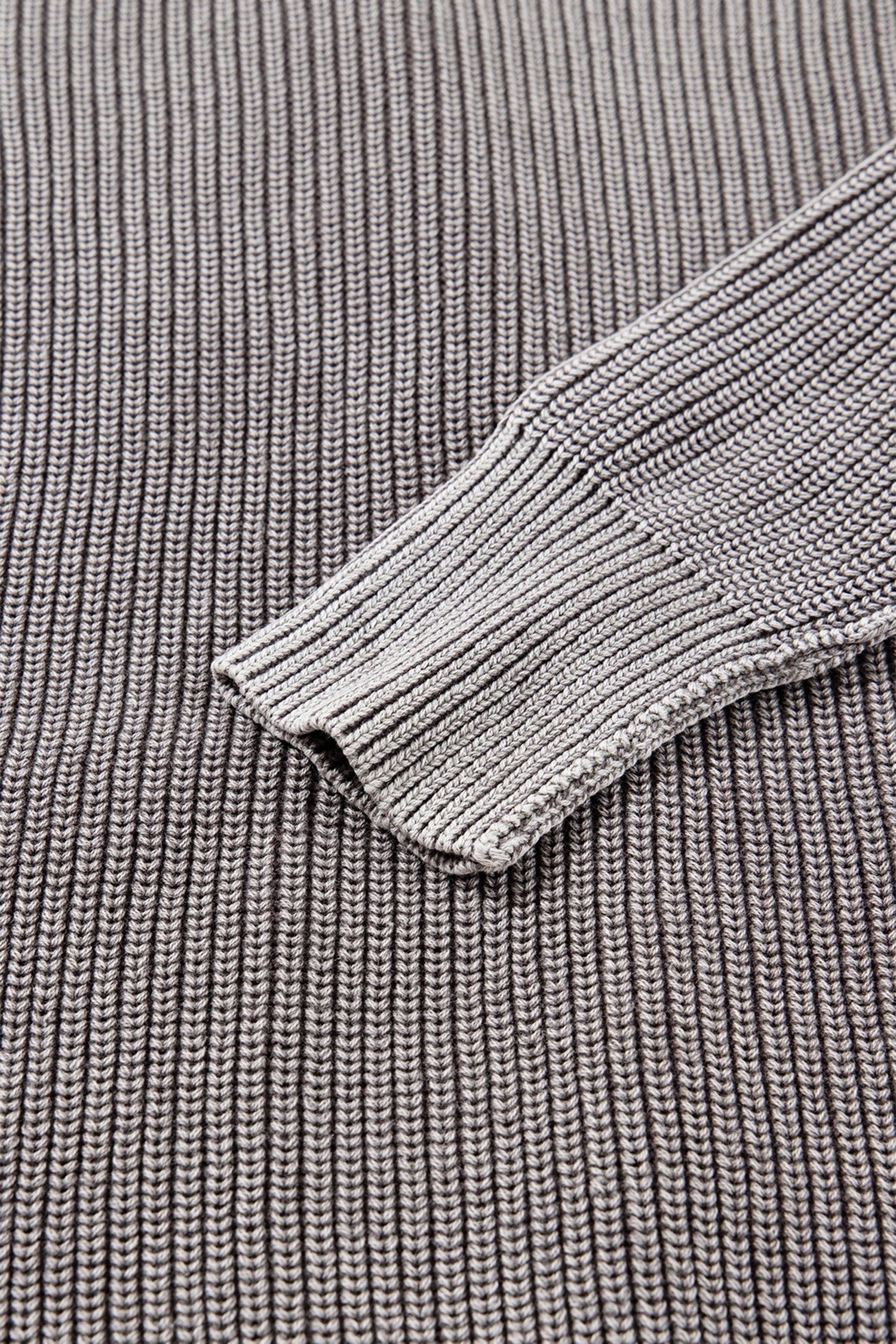 Mineral Wash Exposed Seam Patchwork Knit Open Sweater Cardigan - eAura